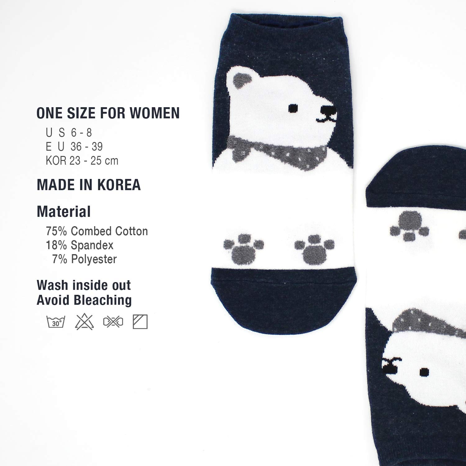 Women's Winter Themed Socks Set - Crew, Ankle & No Show Socks for Women & Teens | Korean-Made Cozy Socks | Perfect for Cold Weather, Gifts & Holiday Outfits