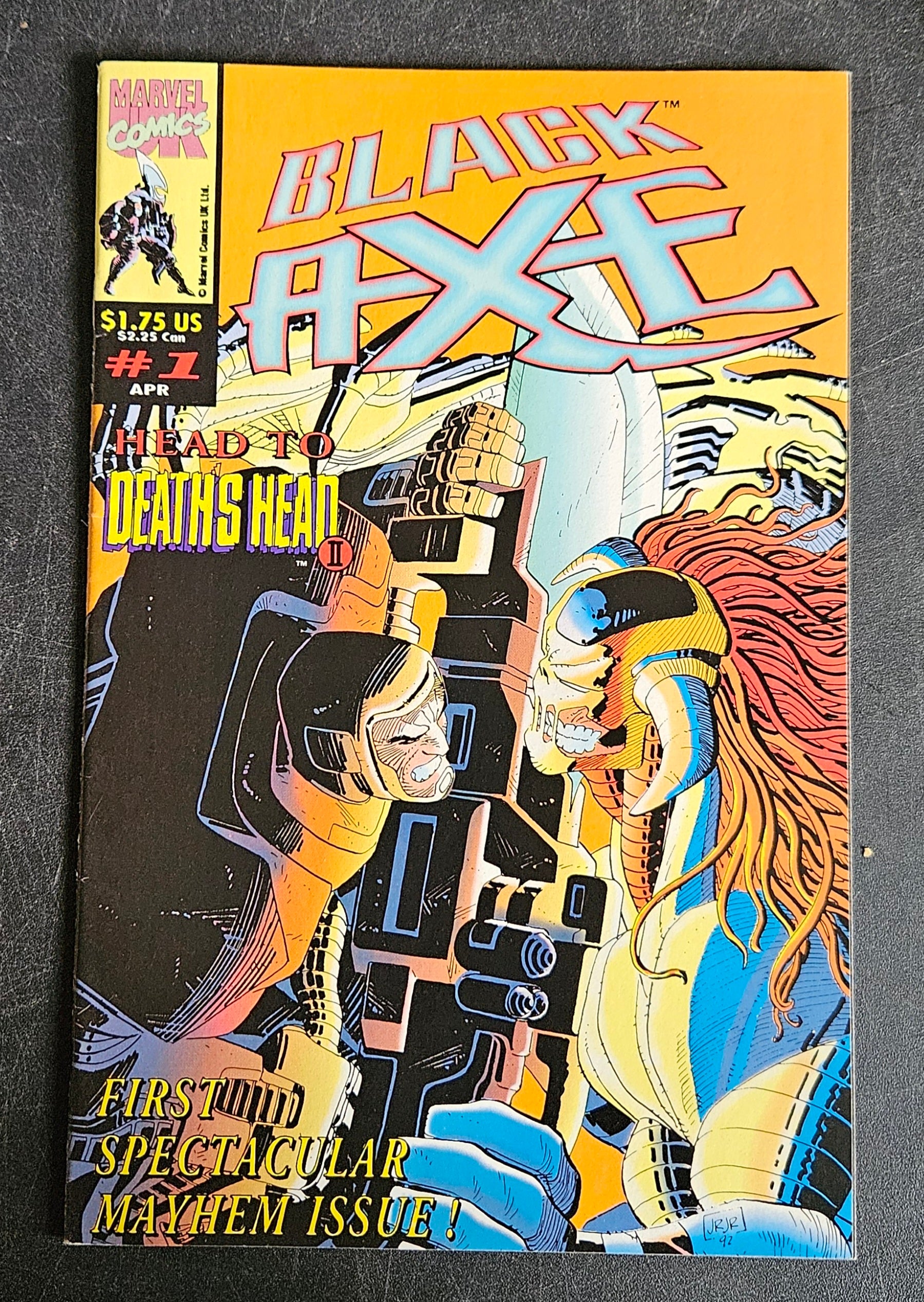 BLACK AXE FIRST SPECTACULAR MAYHEM ISSUE #1 APR MARVEL COMICS - Rare Collectible Comic Book for Marvel Fans & Comic Collectors | Perfect for Display, Gifts & Investment