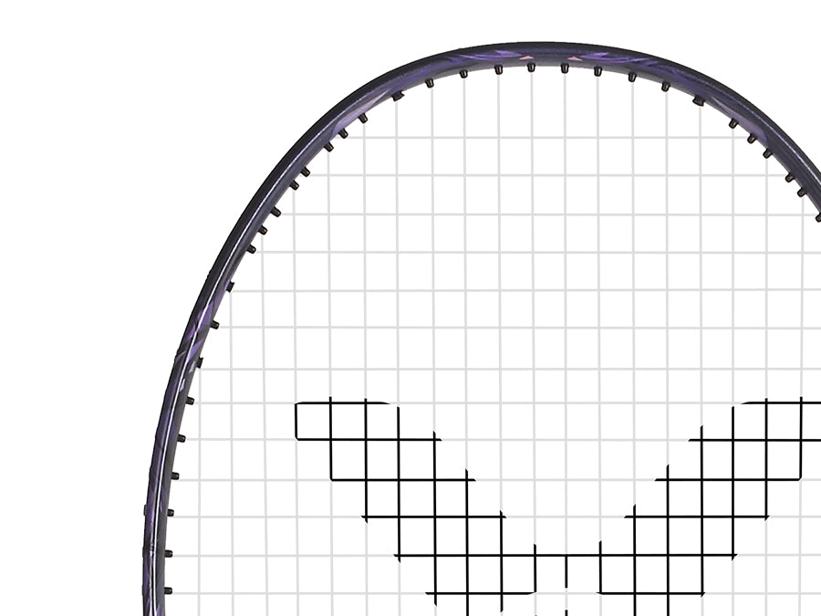 Victor Auraspeed Fantome Badminton Racket - Lightweight Carbon Fiber Shuttlecock Racket for Professional & Recreational Players - Perfect for Tournaments, Training & Backyard Games