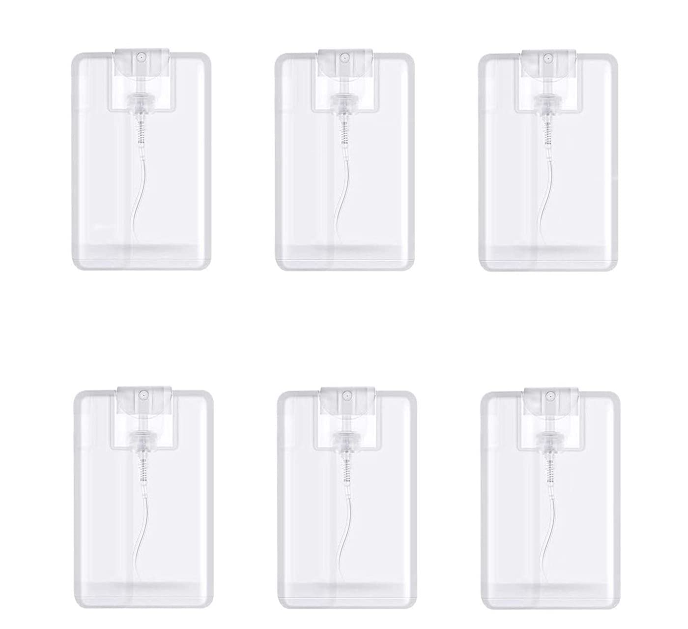 20 Pack 20ml Clear Refillable Plastic Perfume Spray Bottles - Fine Mist Empty Containers for Perfume, Moisturizing Water & Skincare - Travel Size, DIY Beauty, Makeup Setting Spray & Aromatherapy