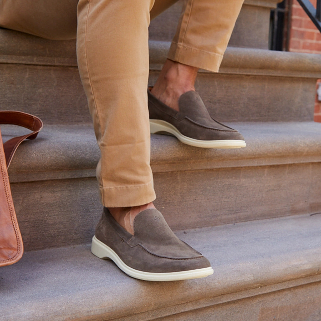 Premium Slate Loafers for Men - Comfortable & Stylish Casual Shoes for Work, Travel & Everyday Wear