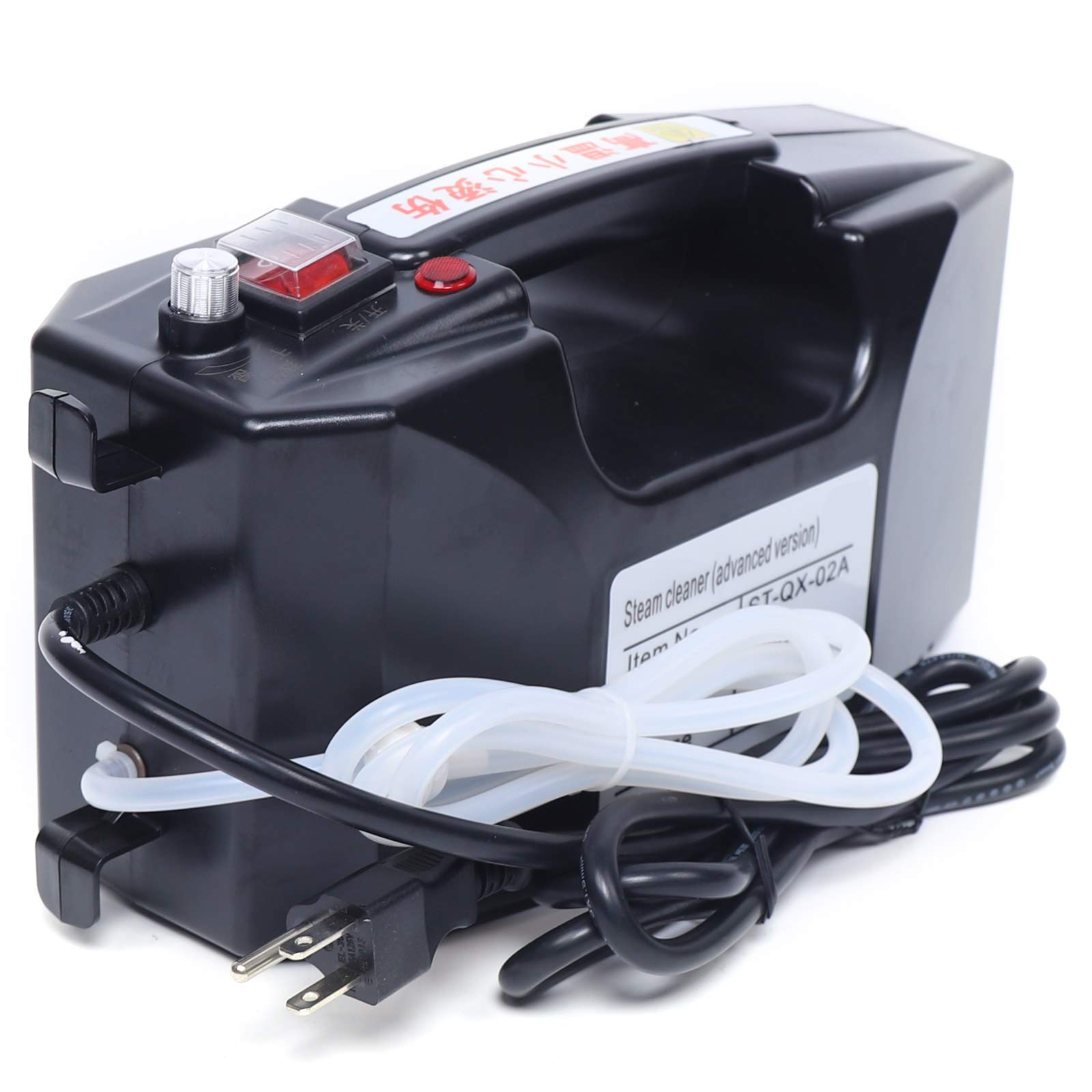 1600W High Pressure Steam Cleaner - Portable & Automatic Cleaning Machine for Home, Kitchen, Bathroom, Car Detailing & Seat - 110V Black | Perfect for Deep Cleaning, Sanitizing Surfaces & Removing Tough Stains