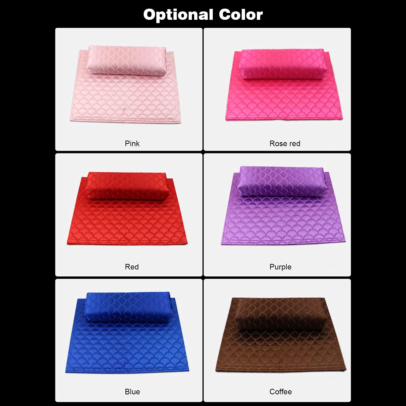 LAURAG Nail Pillow Set - Manicure Hand Rest Cushion for Nail Art, Salon & Home Use - Perfect for Gel Polish, Acrylic Nails & Pedicures