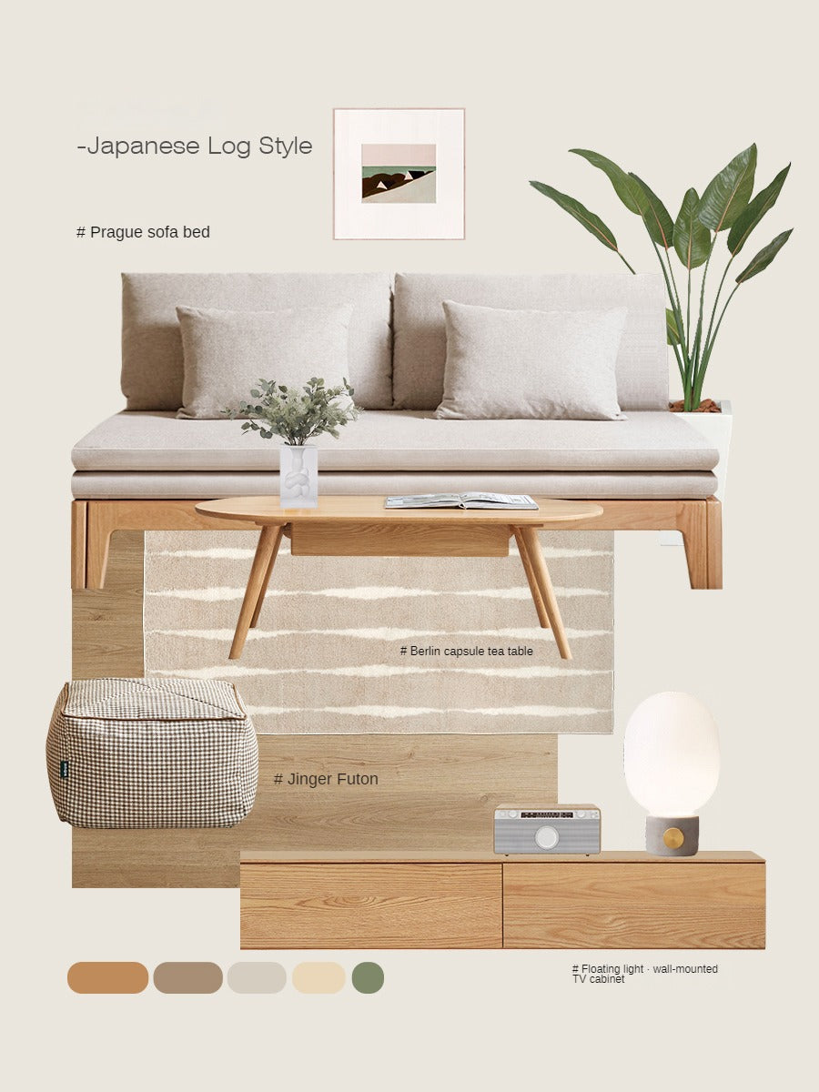 Premium Oak Solid Wood Luxury Coffee Table - Modern & Durable Living Room Centerpiece for Home Decor & Entertainment