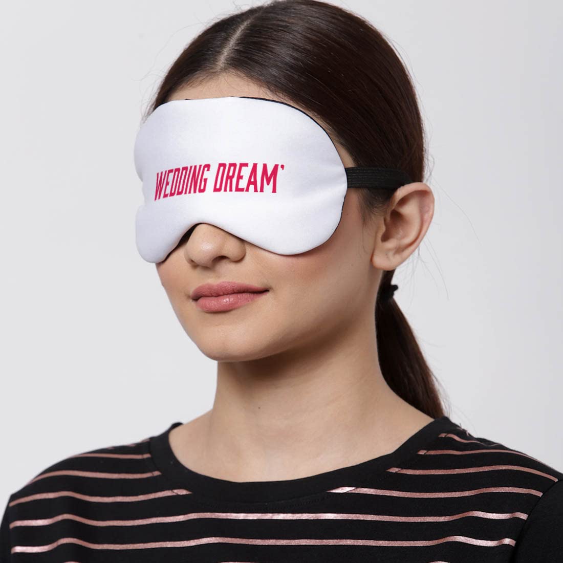 Crazyify Dream Printed Sleep Mask for Women, Men & Kids - Soft & Comfortable Eye Cover for Relaxation, Meditation, Travel & Deep Sleep (7.4 x 4 Inches) | Perfect for Night Use, Airplane Travel & Nap Time