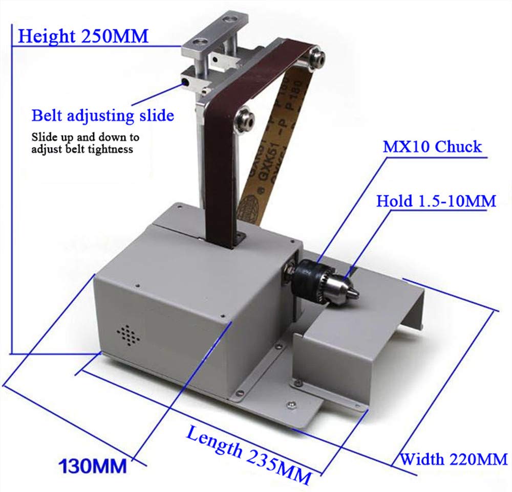 4-in-1 Multifunctional Mini Table Saw for Woodworking - DIY Hobby Saw with Chuck, Soft Shaft & Sand Belt (2-Piece Set) - Perfect for Home DIY Projects, Wood Crafting & Small Workshop Repairs