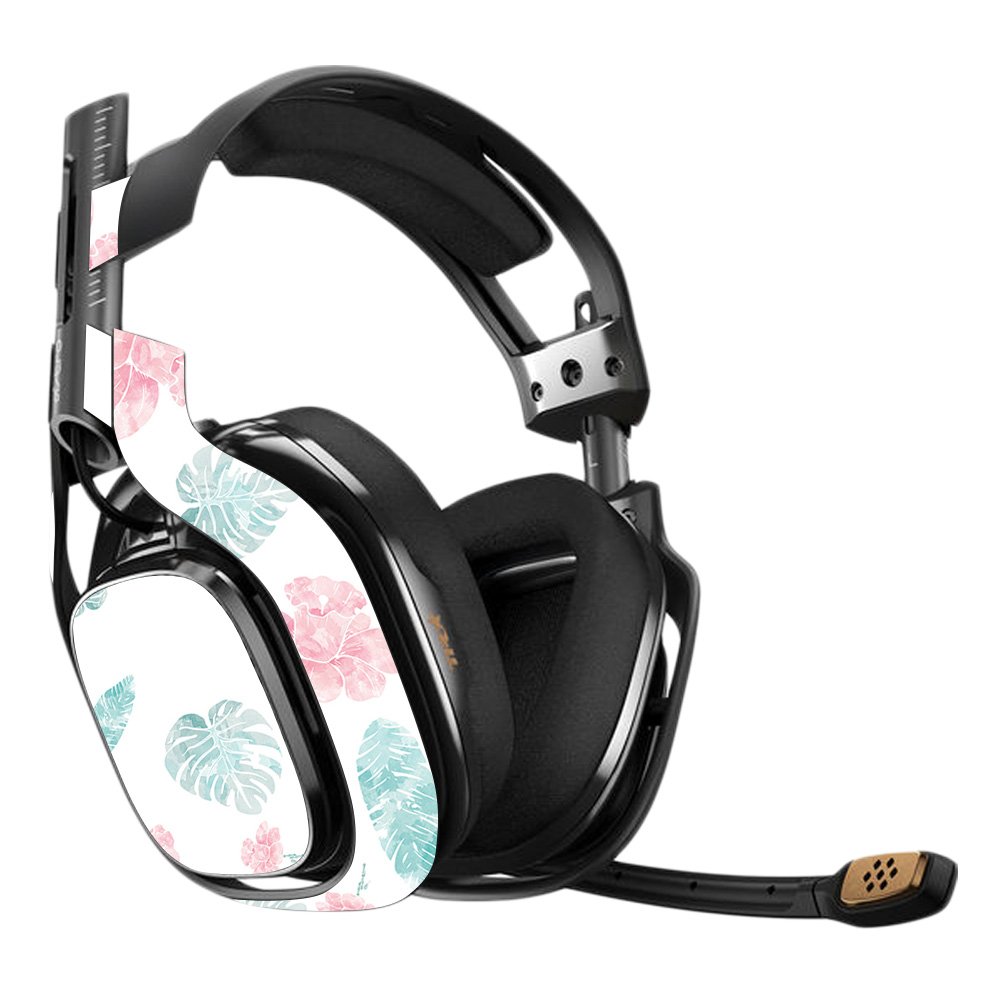 Astro A40 3rd Generation Gaming Headset Skin - Paper Flowers Design | Protective Vinyl Decal Wrap | Easy to Apply & Remove | Durable Made in USA | Perfect for Gaming, Streaming & Esports