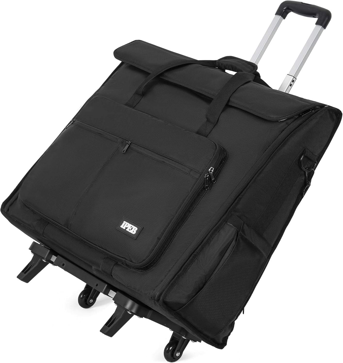 Rolling Travel Tote Bag with Wheels for Apple iMac 24-inch & 21-inch Desktop Computers - Perfect for Office, Home, and Business Travel Accessories Storage