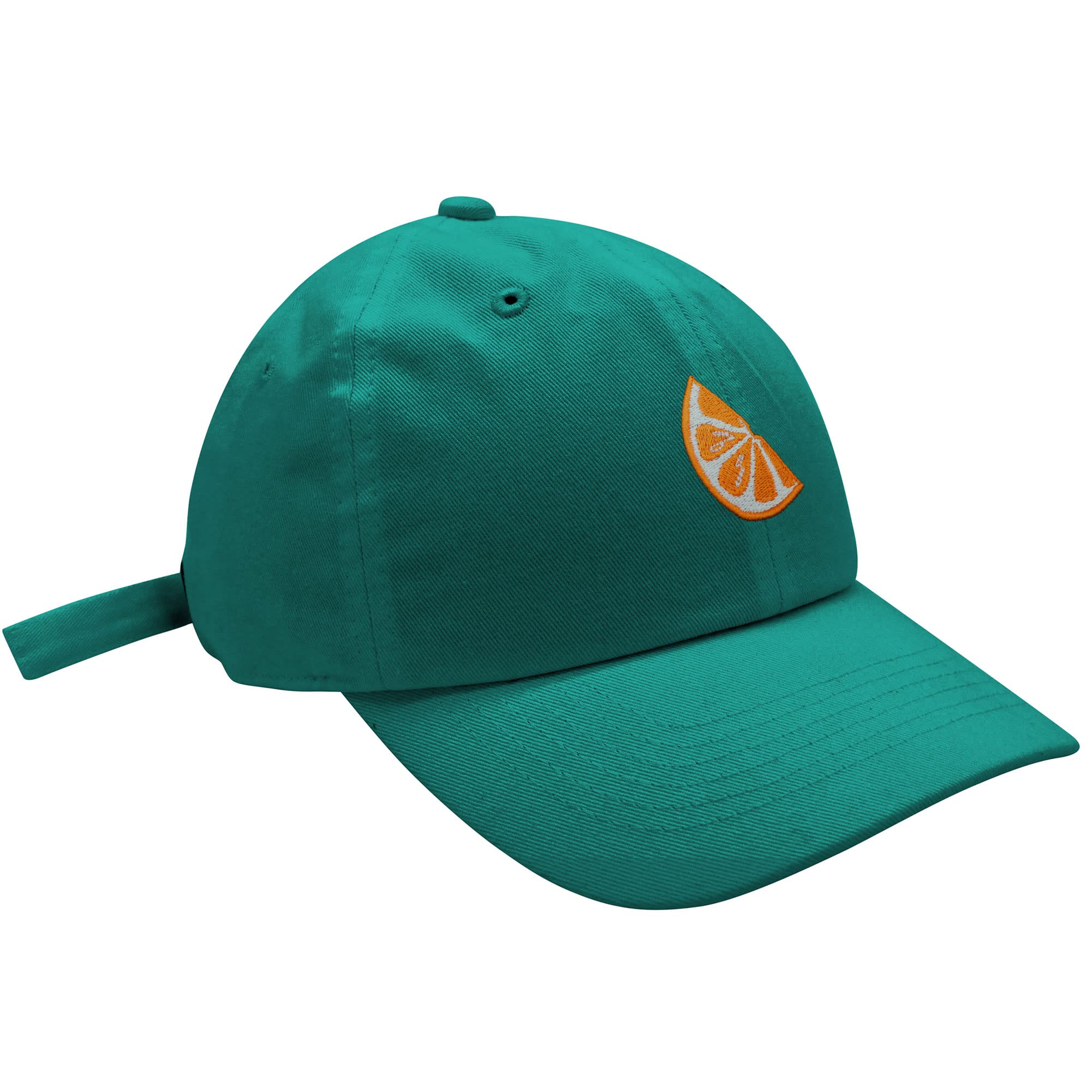 JPAK Orange Slice Embroidered Dad Hat - Adjustable Baseball Cap for Men & Women - Fun Fruit Design for Casual Wear, Outdoor Activities & Gifts