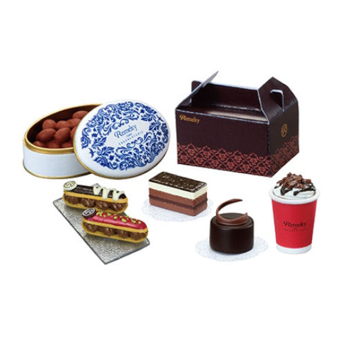 Re Ment Miniature Doll Furniture - Petit Sample Chocolaterie Set for Dollhouse & Room Decor | Perfect for Collectors & DIY Miniature Scenes