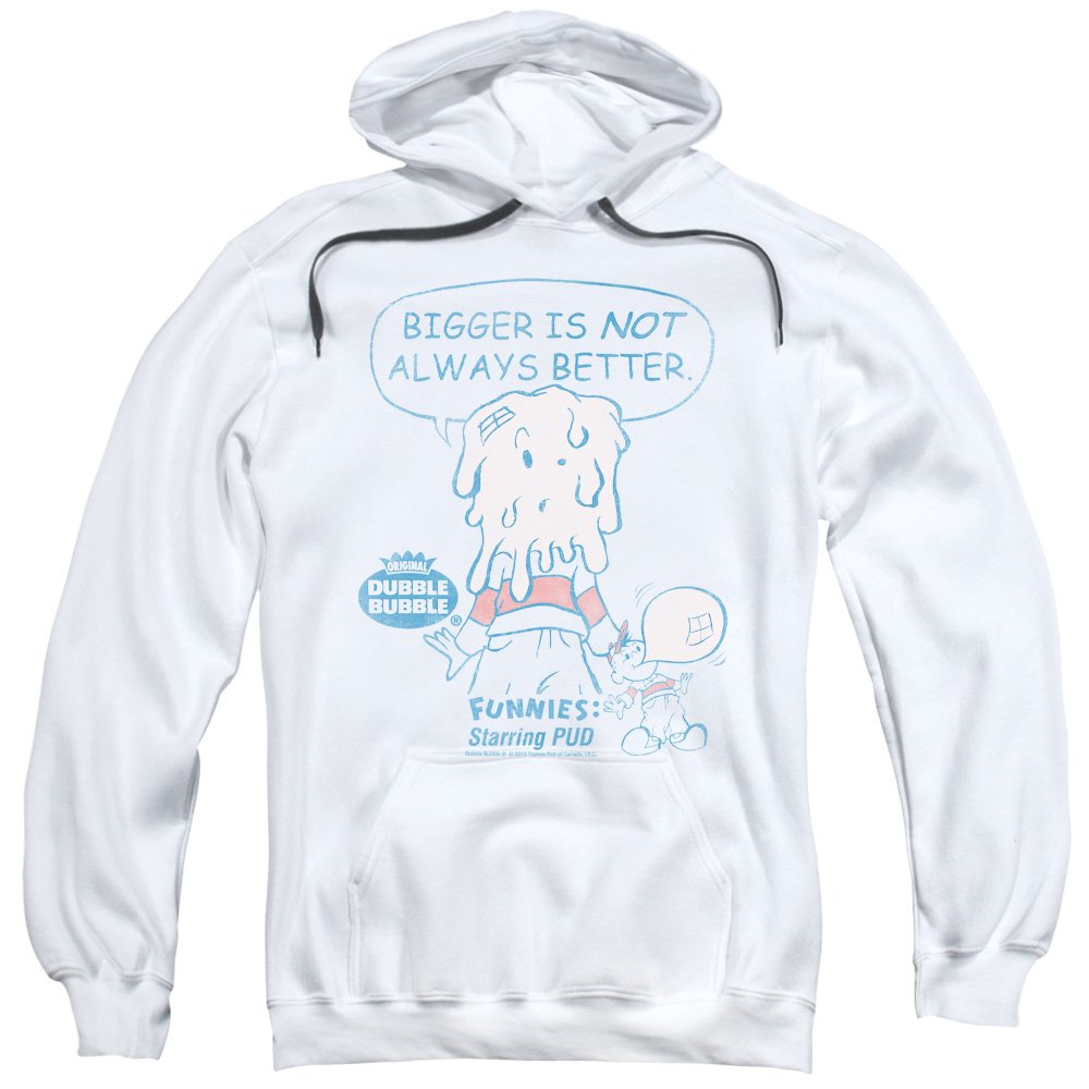 Dubble Bubble Bigger Unisex Adult Pullover Hoodie for Men & Women - Cozy Fleece Sweatshirt for Casual Wear, Gym, and Outdoor Activities