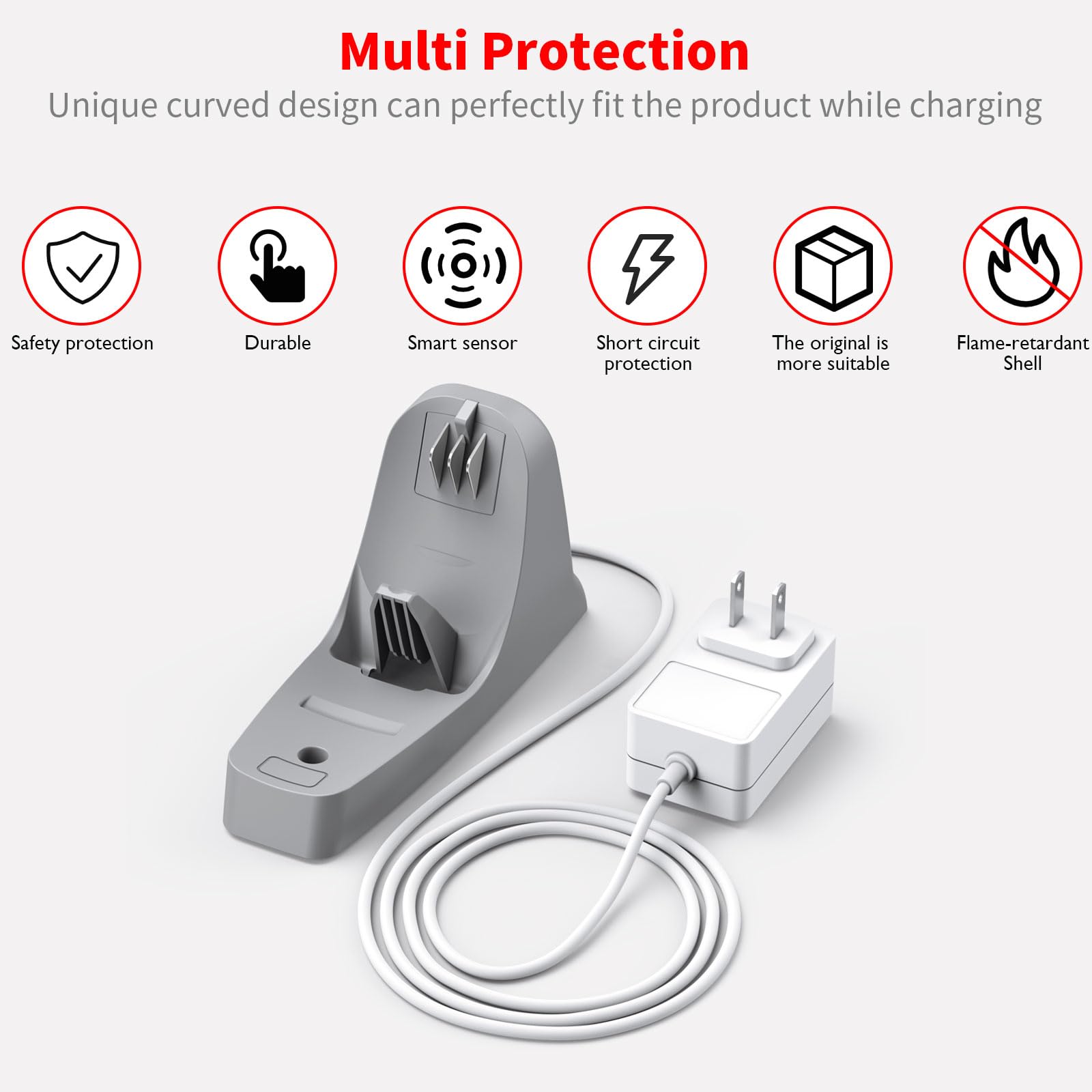 8.2V 150mA Replacement Charging Dock for Black & Decker HNVC215B12AEV Dustbuster Handheld Vacuum - Compatible with HNVC215B & HNVC220B Models - Perfect for Home, Car, and Office Cleaning
