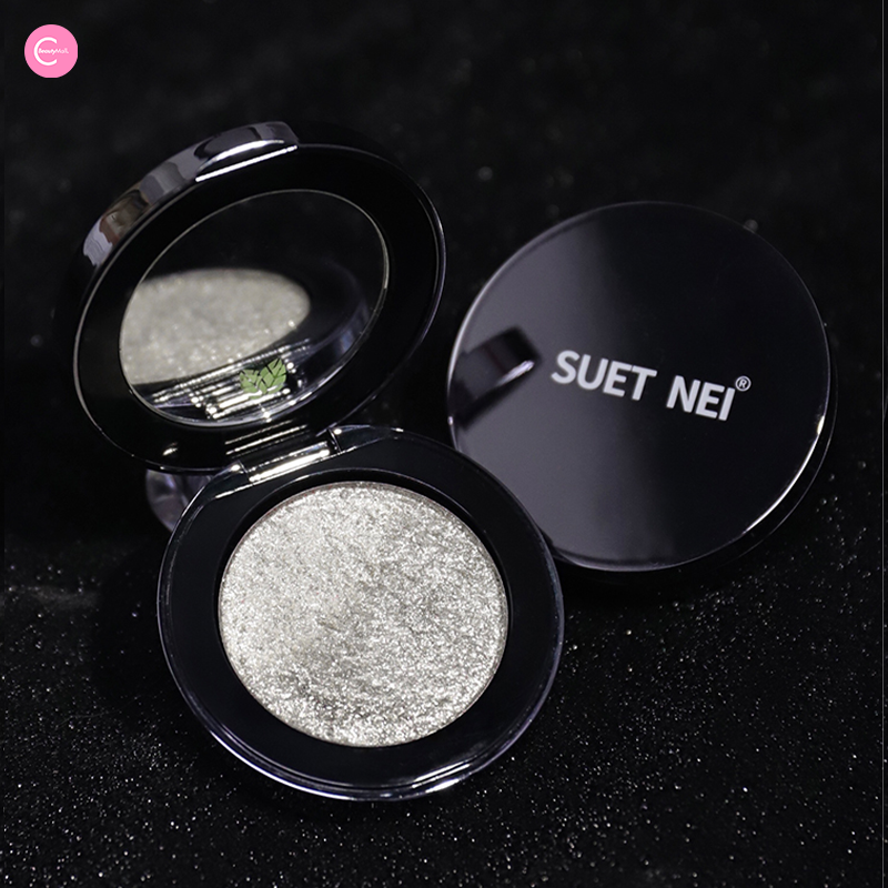 SUET NEI Diamond Glow Mono Eyeshadow - Long Lasting Shimmer Single Eyeshadow for Day & Night Makeup - Perfect for Party, Wedding & Special Occasions