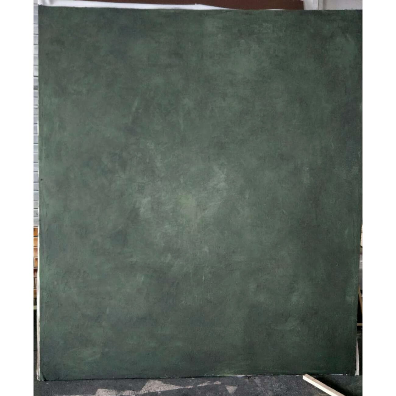 HP NS 1.6x2m Impasto Textured Hand Painted Canvas Backdrop - Jade Green | Premium Artist Background | Perfect for Photography, Videography & Studio Art Projects