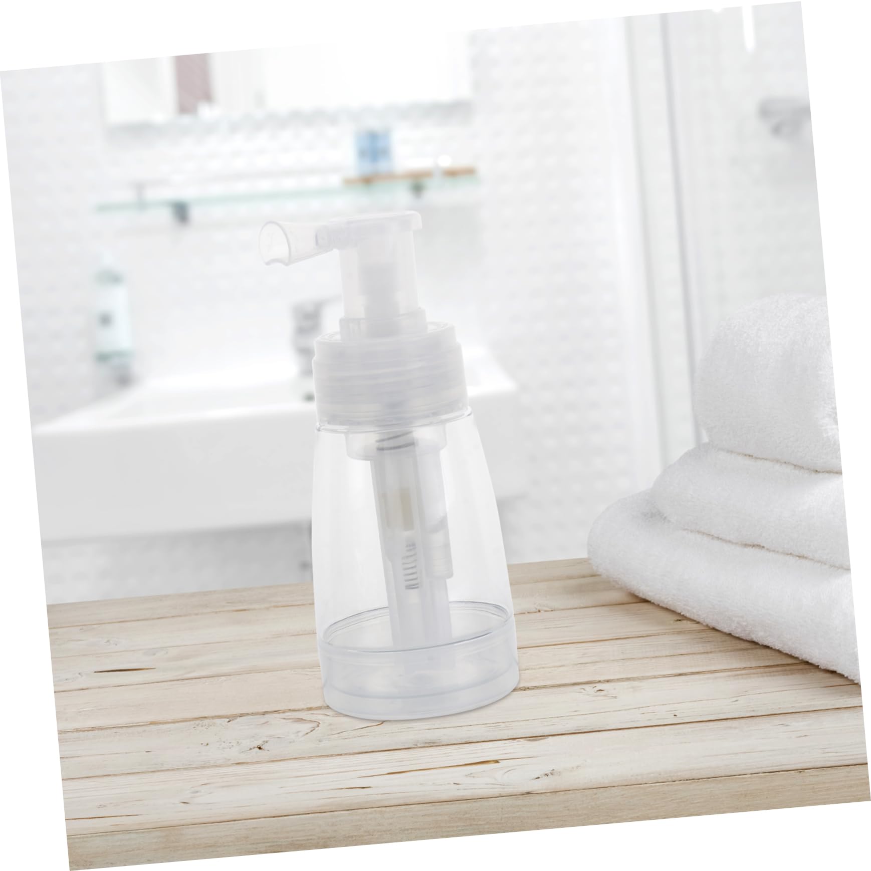 Angoily Hair Fiber Powder Dispenser - Travel Size Dry Shampoo Spray Bottle for Makeup, Pet Cosmetics & Barber Use | Portable Powder Pump Container for Baby Hair, Toiletries & Styling
