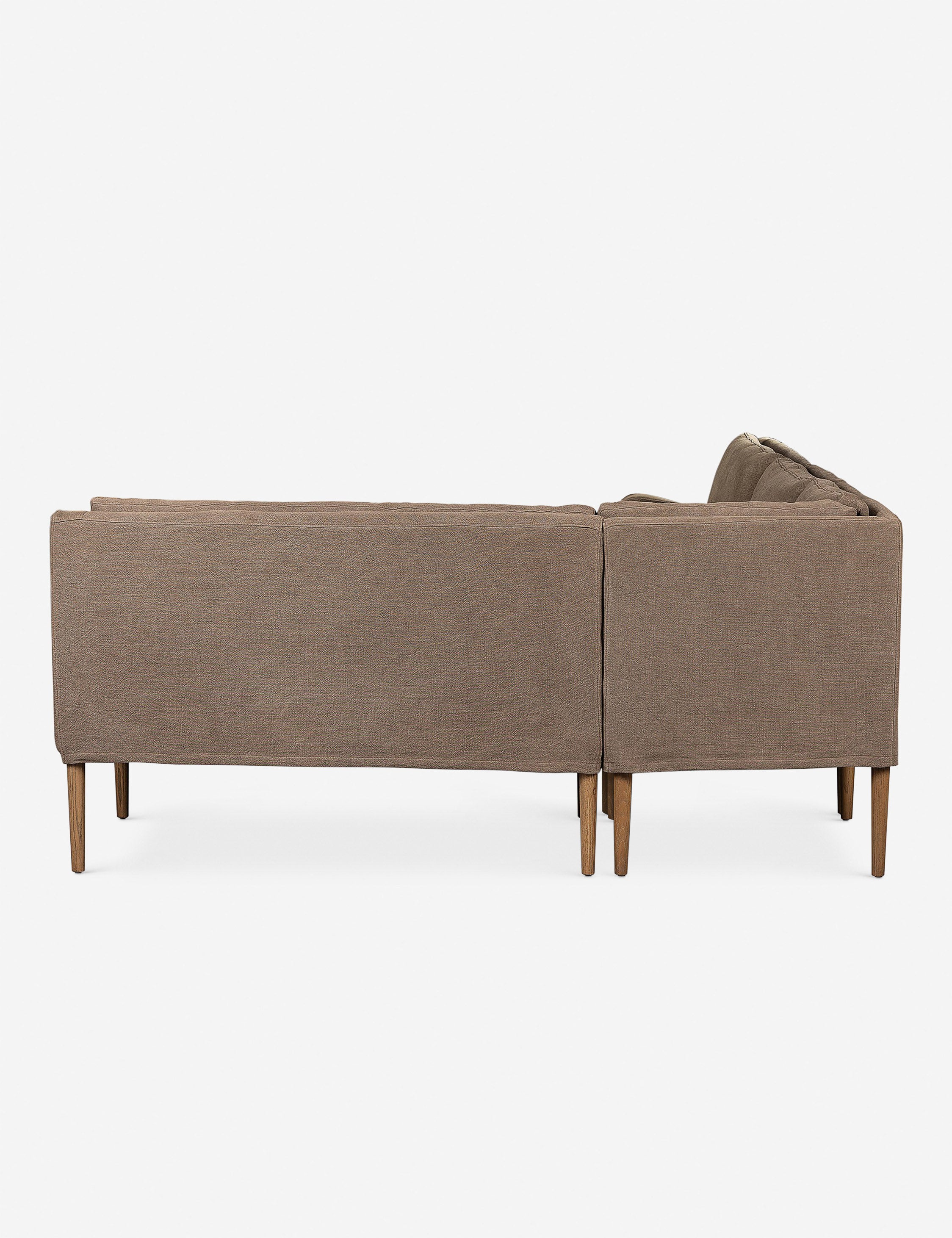 Aurelia Dining Banquette by Amber Lewis x Four Hands - Modern Upholstered Bench for Dining Room, Kitchen Nook, Entryway - Perfect for Small Spaces & Entertaining