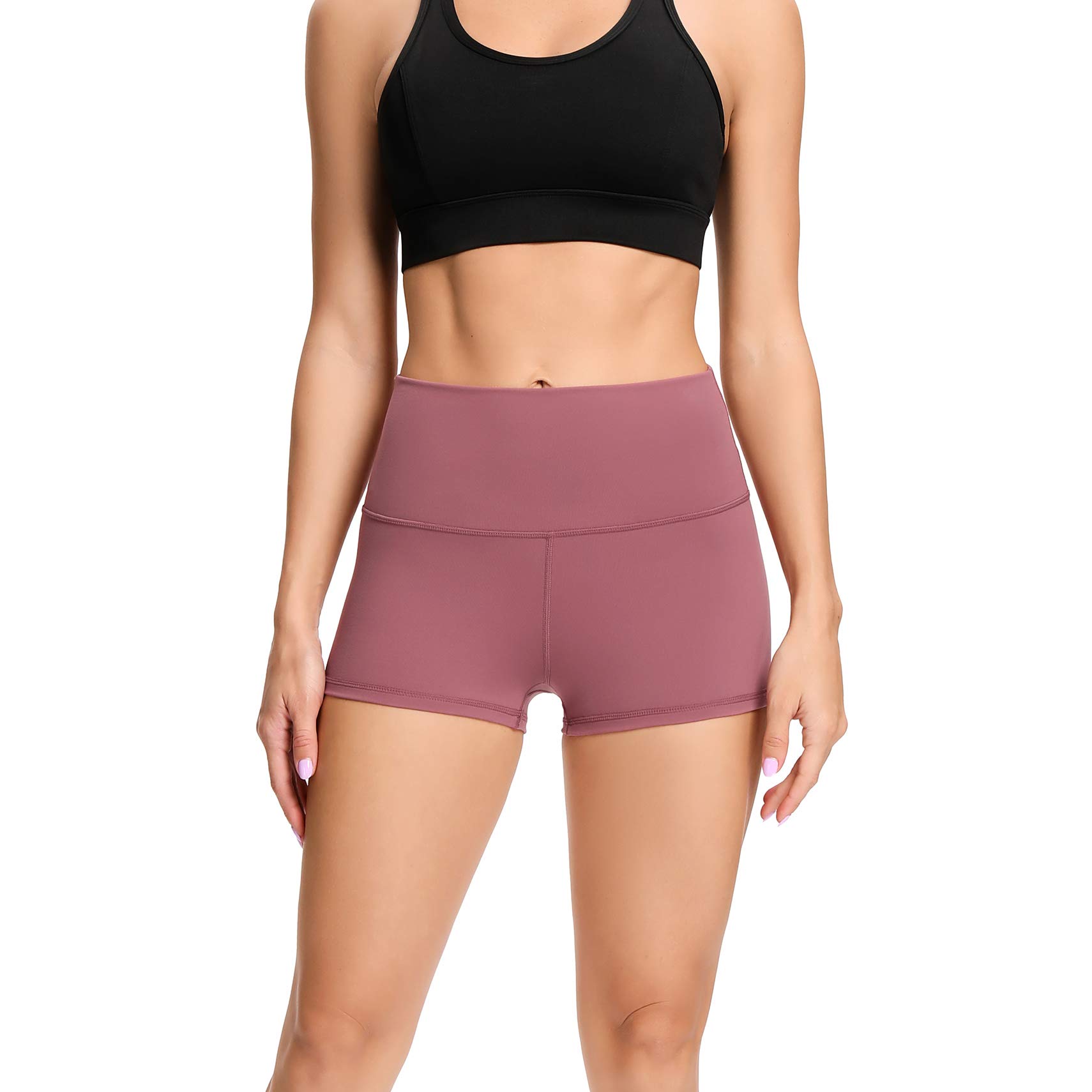 LXNMGO High Waist Yoga Shorts for Women - 2