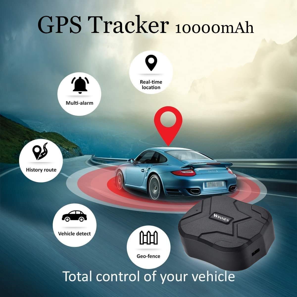**Zeerkeer Waterproof GPS Tracker - 150 Days Standby, Real-Time Tracking Device for Cars, Trucks, Motorcycles & Boats | Anti-Theft & Fleet Management | Free App & 10000mAh Battery | Perfect for Outdoor Adventures & Asset Security**