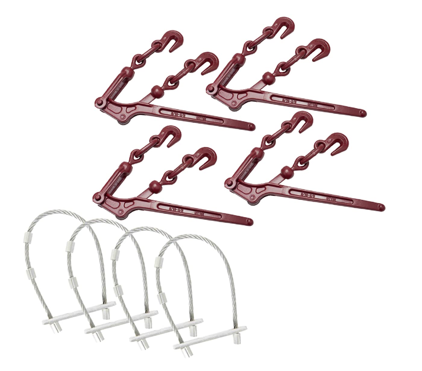 Mytee Products Lever Binder Lock Snap Safety Kit - 4 Safety Locking Clips & 4 5/16