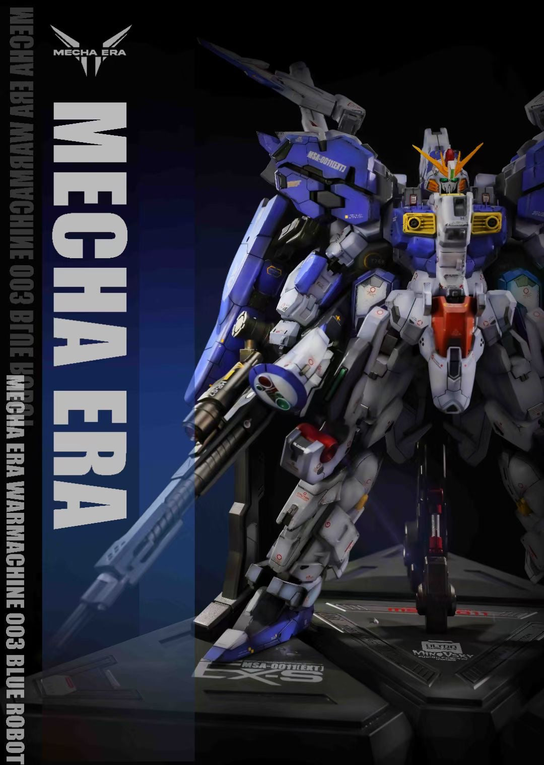 Mecha Era Studio Blue Gundam Model Kit - High-Quality Collectible Action Figure for Anime Fans & Gundam Enthusiasts | Perfect for Display, Cosplay, and Gift Giving