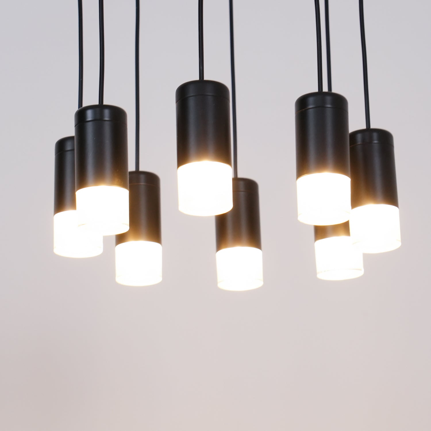 Modern Geometric Lines Pendant Light - Minimalist Ceiling Lamp for Dining Room, Kitchen Island & Living Room Decor