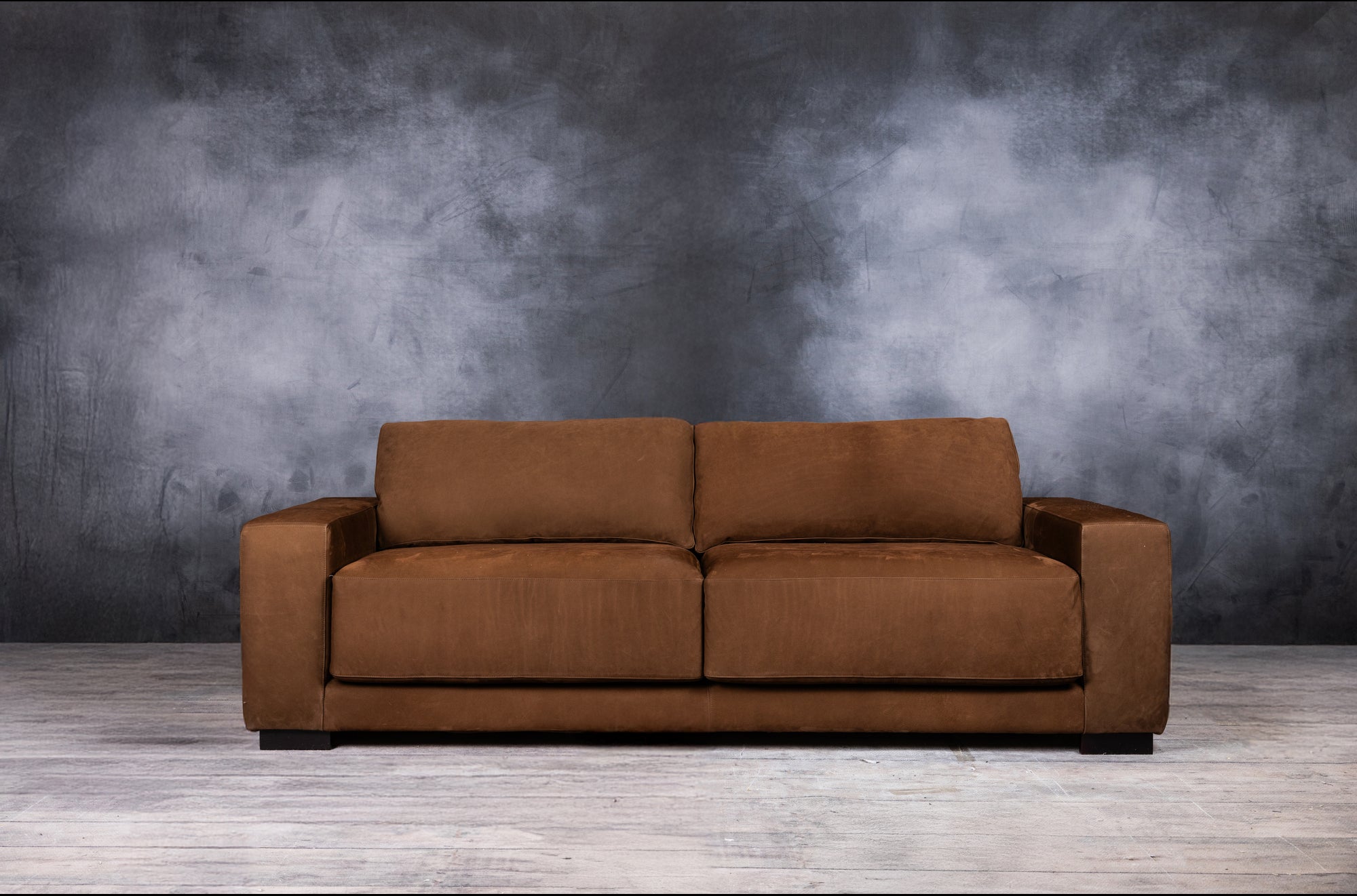 Premium ARIA Genuine Leather Sofa - Modern Luxury Living Room Furniture for Home & Office Comfort