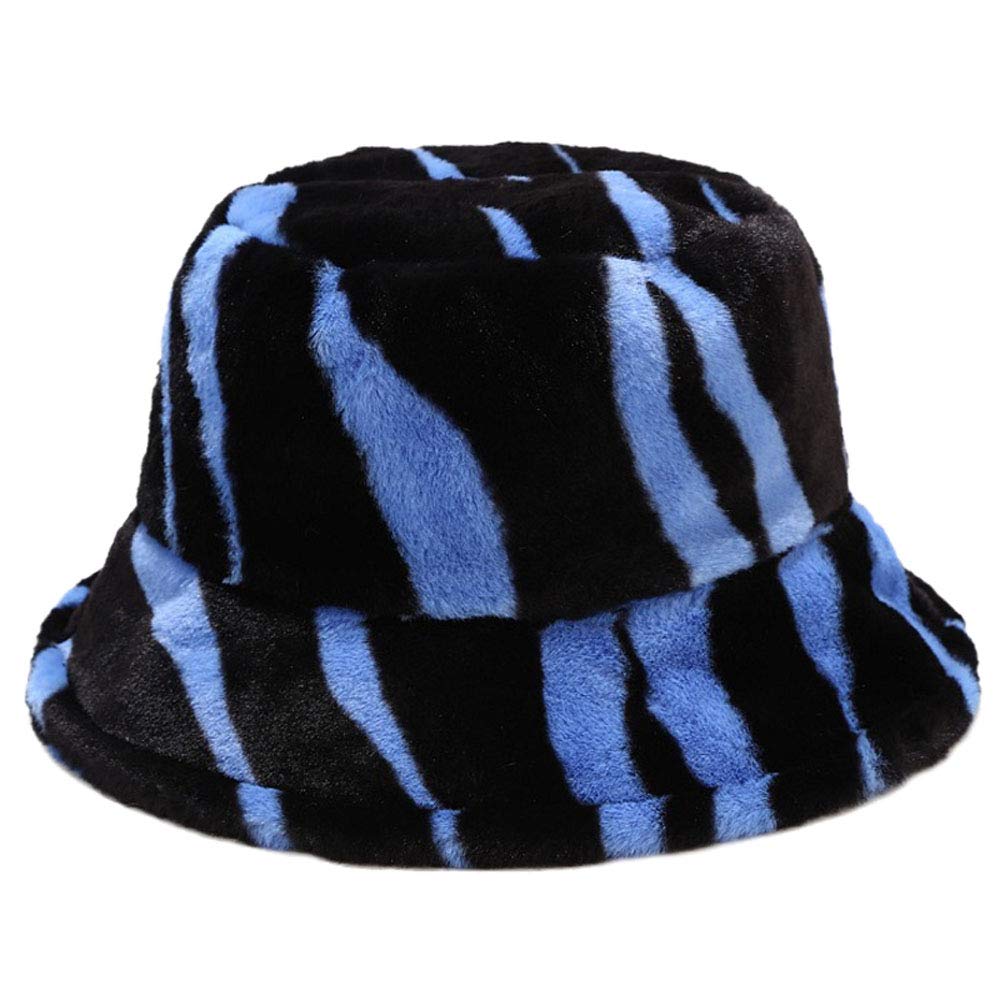 Belsen Winter Warm Leopard Print Bucket Hat for Women - Fashion Cheetah Floppy Sun Hat for Outdoor Activities, Beach, and Travel
