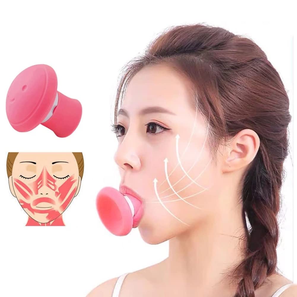KUNTAR Silicone Jaw Exerciser for Face Slimming & Lifting - Breathing Type Facial Trainer to Reduce Double Chin, Stress & Cravings | Anti-Aging Workout Tool for Home & Gym Use