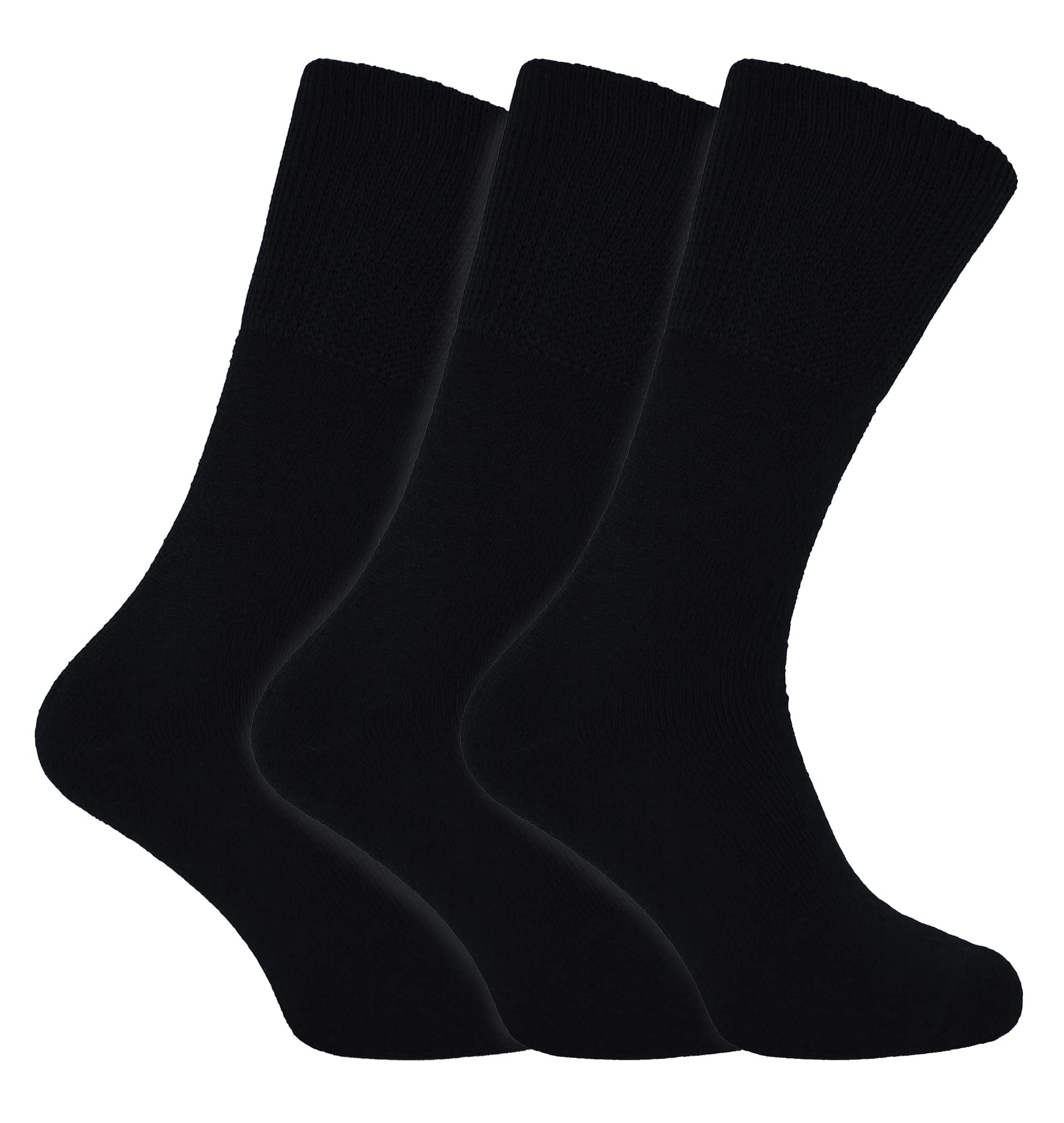 THMO 3 Pairs Bamboo Thermal Socks for Men & Women - Ultra Warm Winter Socks with Thick Bamboo Fiber - Perfect for Cold Weather, Hiking, and Indoor Comfort