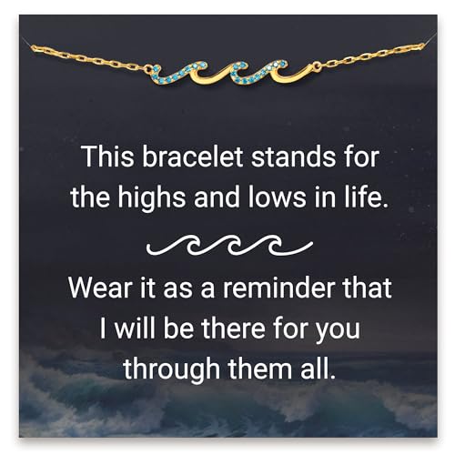This bracelet stands for the highs and lows in life.