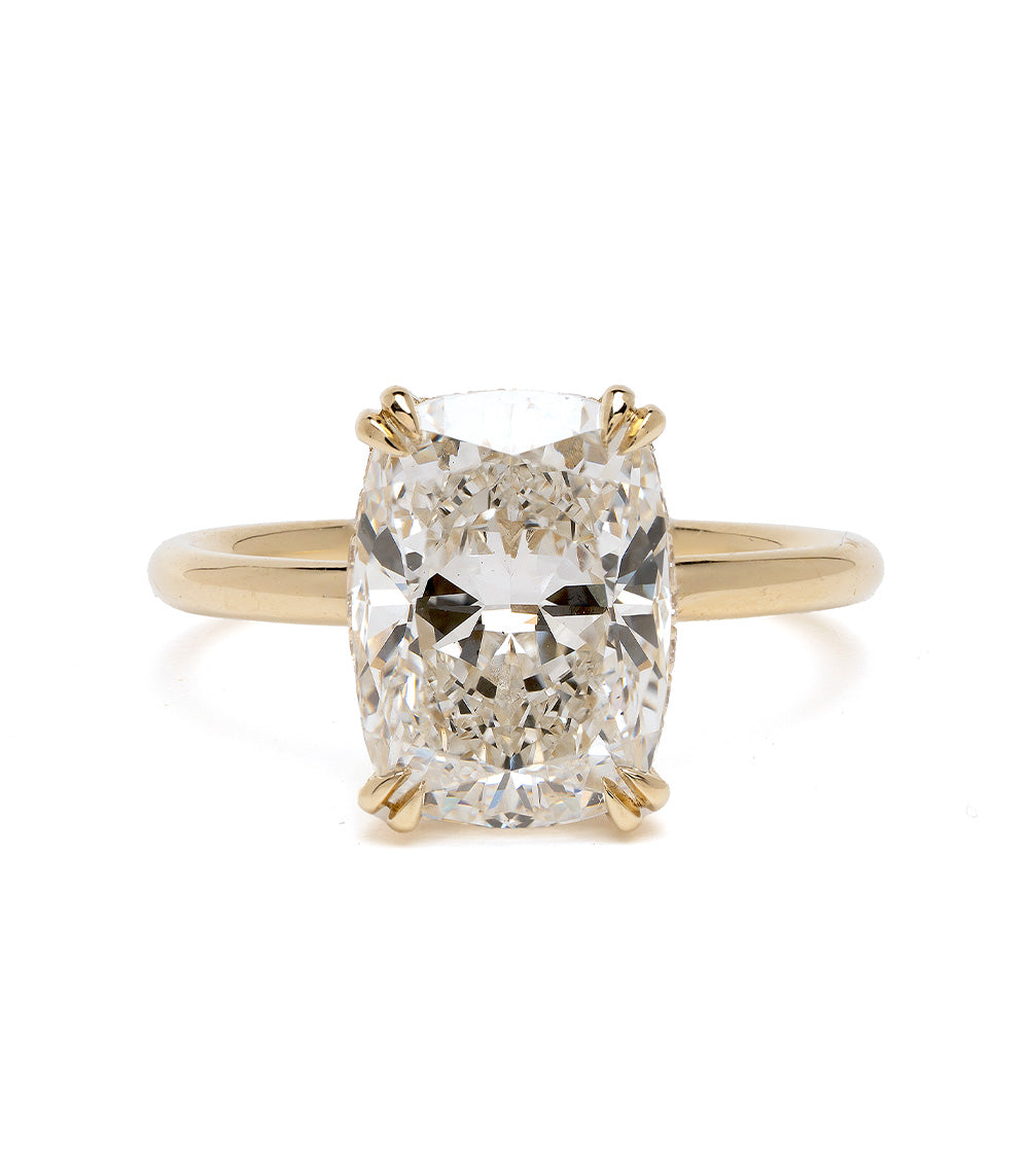 Billie Brilliant 4 Carat Elongated Cushion Cut Diamond Engagement Ring - Perfect for Proposals, Weddings & Anniversary Gifts