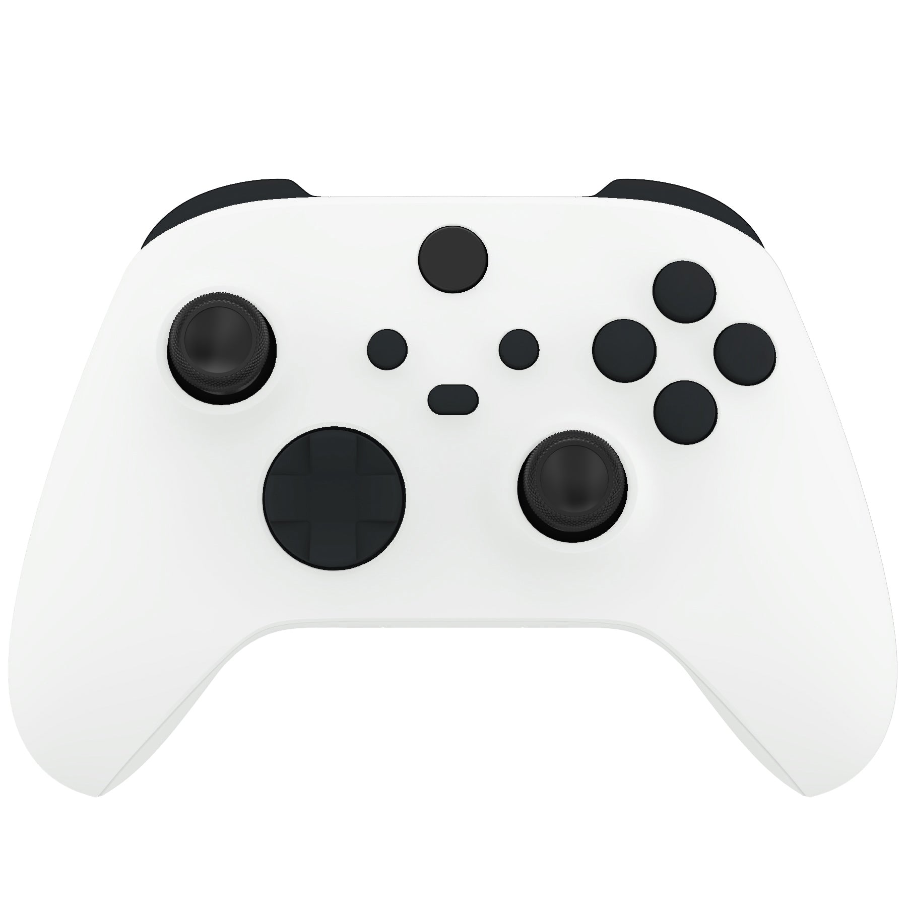 eXtremeRate Black Replacement Buttons Kit for Xbox Series X/S Controller - Full Set Custom Buttons, Bumpers, Triggers & Dpad - Compatible with Xbox Series X/S & Xbox Core Controller (JX3509) - Perfect for Gaming, Customization & Controller Repair