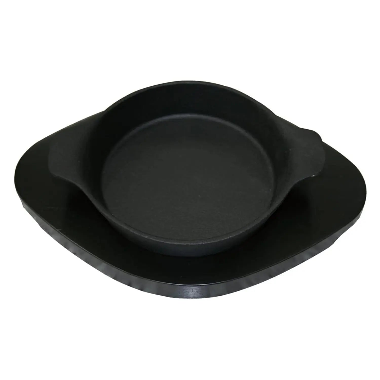 Premium Ikenaga Cast Iron Waraku Sizzler Platter - Japanese Teppanyaki Grill Plate for Steak, Seafood & Vegetables - Perfect for Home Cooking & Restaurant-Style Dining