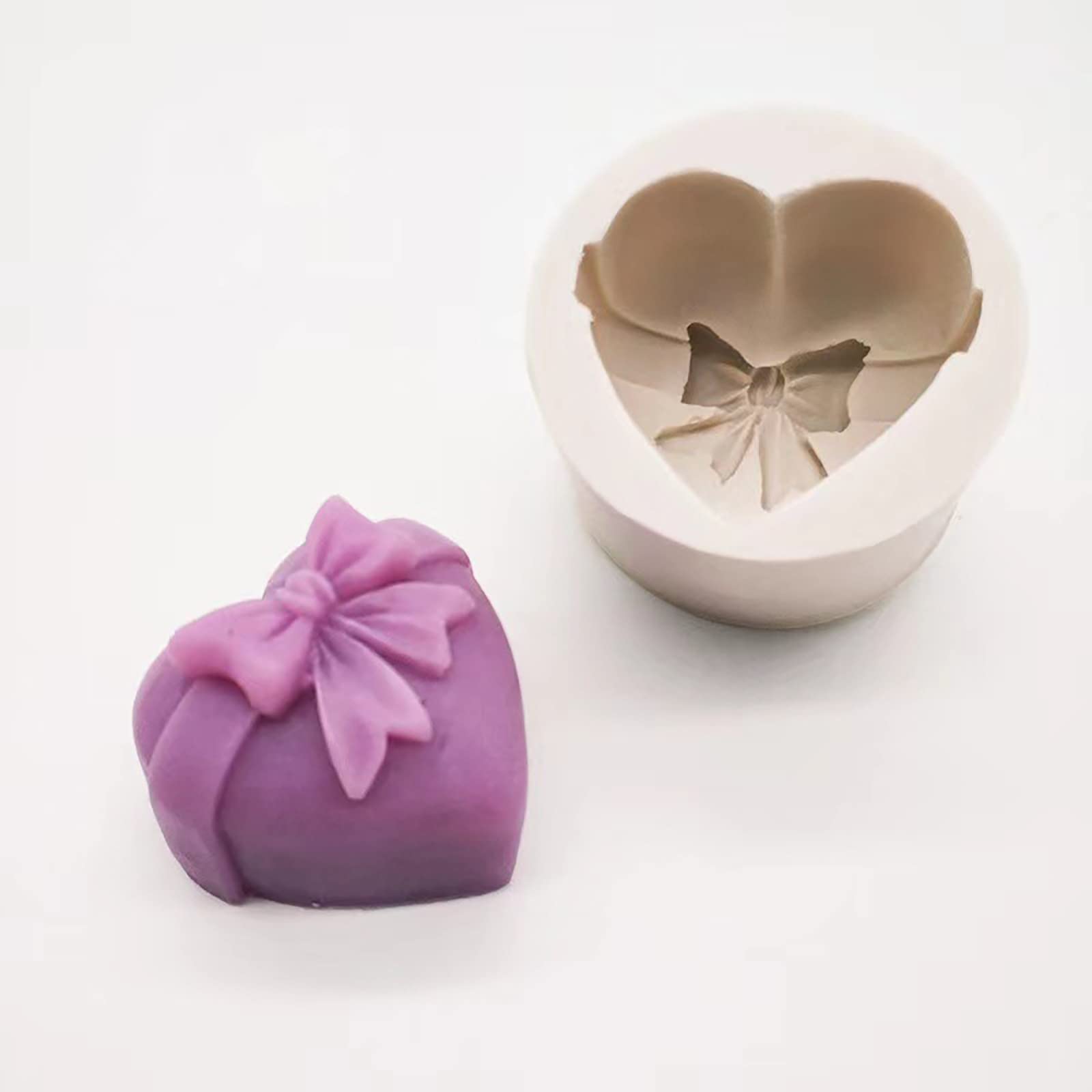 Heart-Shaped Silicone Cake Molds - Non-Stick Baking Pan for DIY Cakes, Puddings & Chocolate - Perfect for Valentine's Day, Anniversaries & Romantic Baking at Home