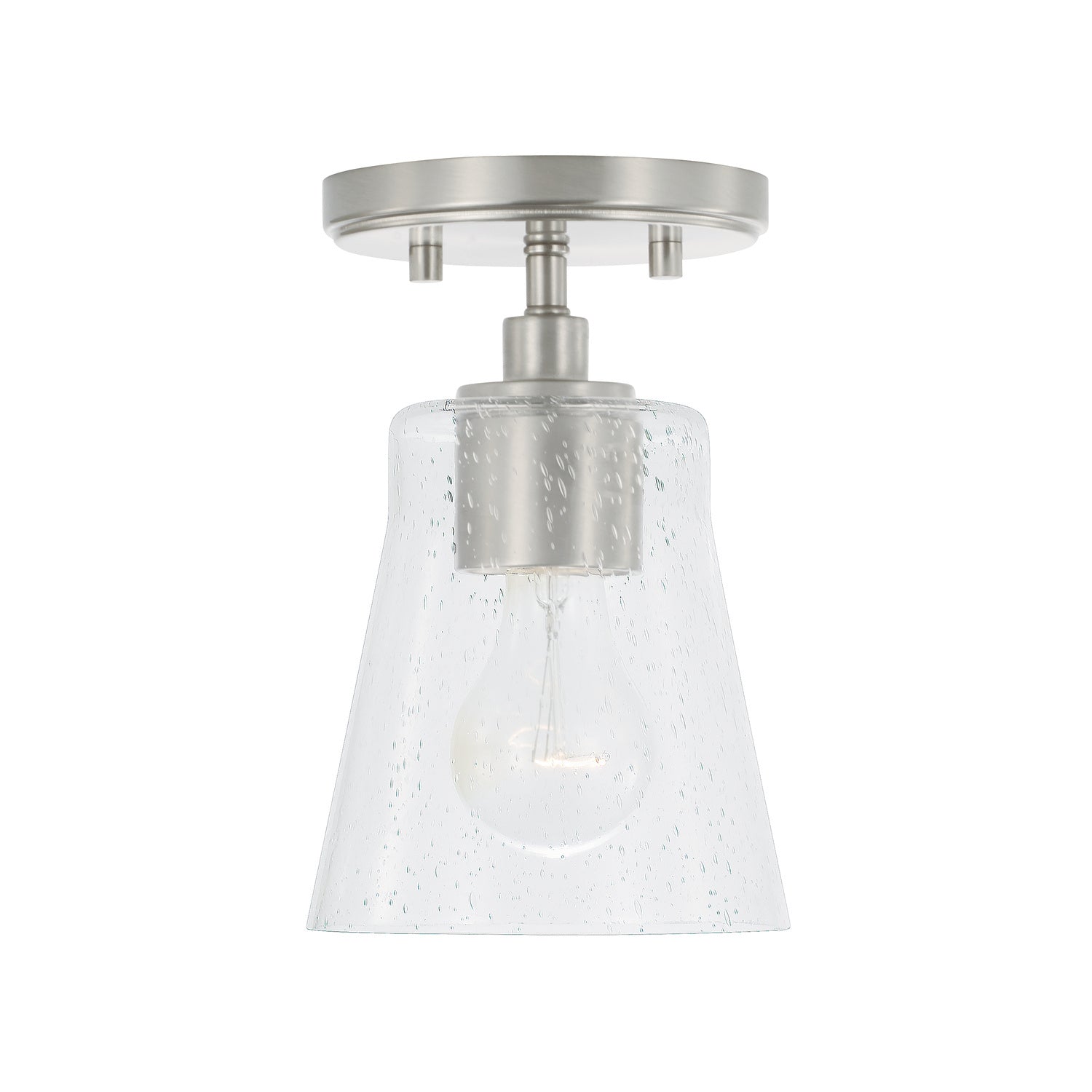 Capital Lighting Modern One Light Pendant - Sleek Hanging Fixture for Kitchen Island, Dining Room or Bedroom Lighting | Dimmable LED Compatible | Easy Installation