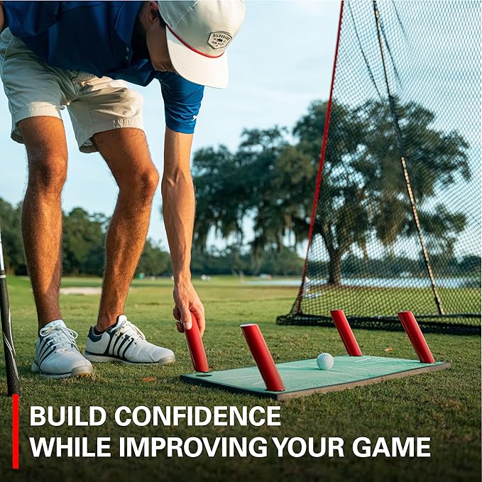 Rukket Pathfinder Impact Putting Mat - Premium Golf Training Aid for Indoor & Outdoor Practice | Perfect for Home, Office, or Backyard Putting Drills