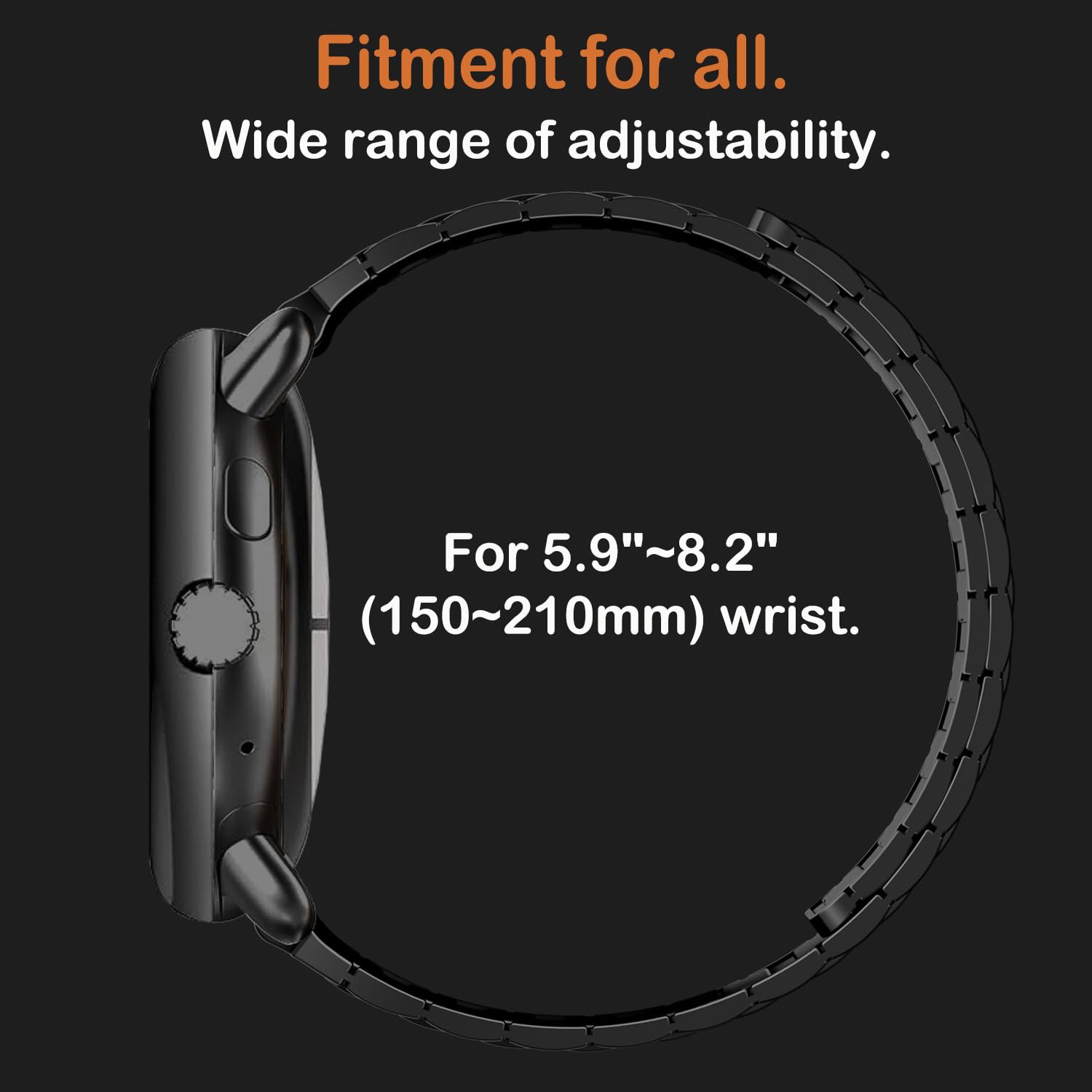 EVPLNT Magnetic Watch Band for Google Pixel Watch 2 & Pixel Watch - Adjustable Silicone Strap with Secure Magnetic Closure - Perfect for Workouts, Running & Everyday Wear