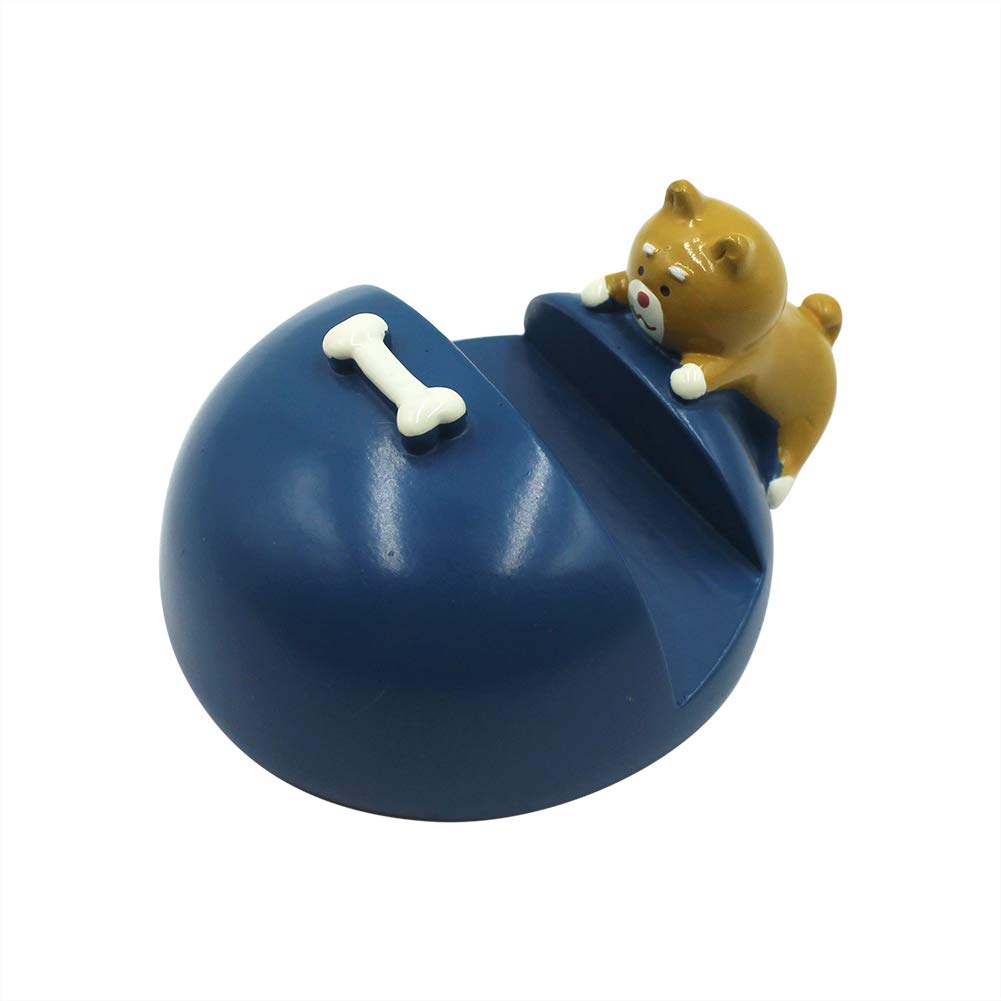 Adorable Puppy Dog Resin Phone Stand Holder - Cute Animal Cell Phone & Tablet Stand for Desk, Home, Office - Perfect for Watching Videos, Video Calls & Hands-Free Use