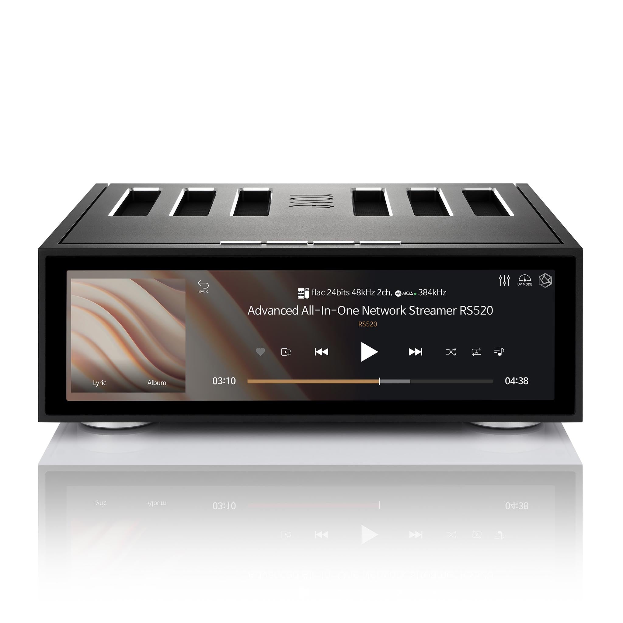 HiFi Rose RS520 High-End All-in-One Network Streamer & Digital Audio Player - Perfect for Home Theater & Audiophile Music Listening