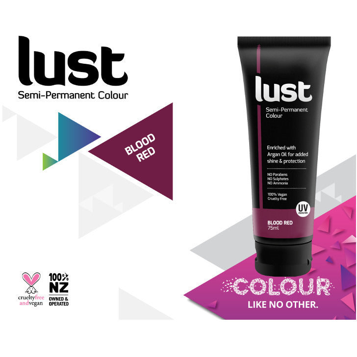 Lust Semi-Permanent Hair Color - Vibrant, Long-Lasting Dye for DIY Home Use & Salon Styling | Perfect for Parties, Cosplay & Creative Hair Makeovers
