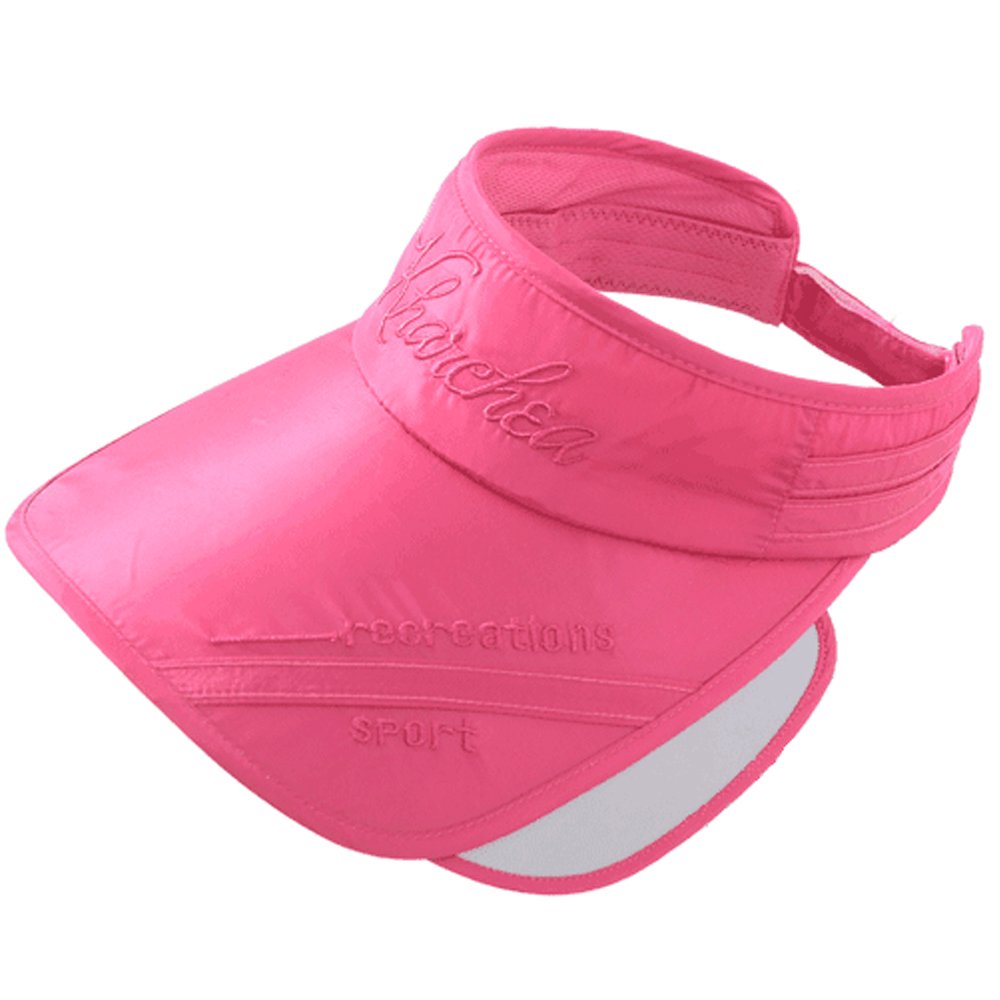 YEKEYI Retractable Visor Sun Hat - Wide Brim UV Protection Summer Hat for Beach, Fishing & Baseball - Adjustable Plastic Sun Visor for Outdoor Activities