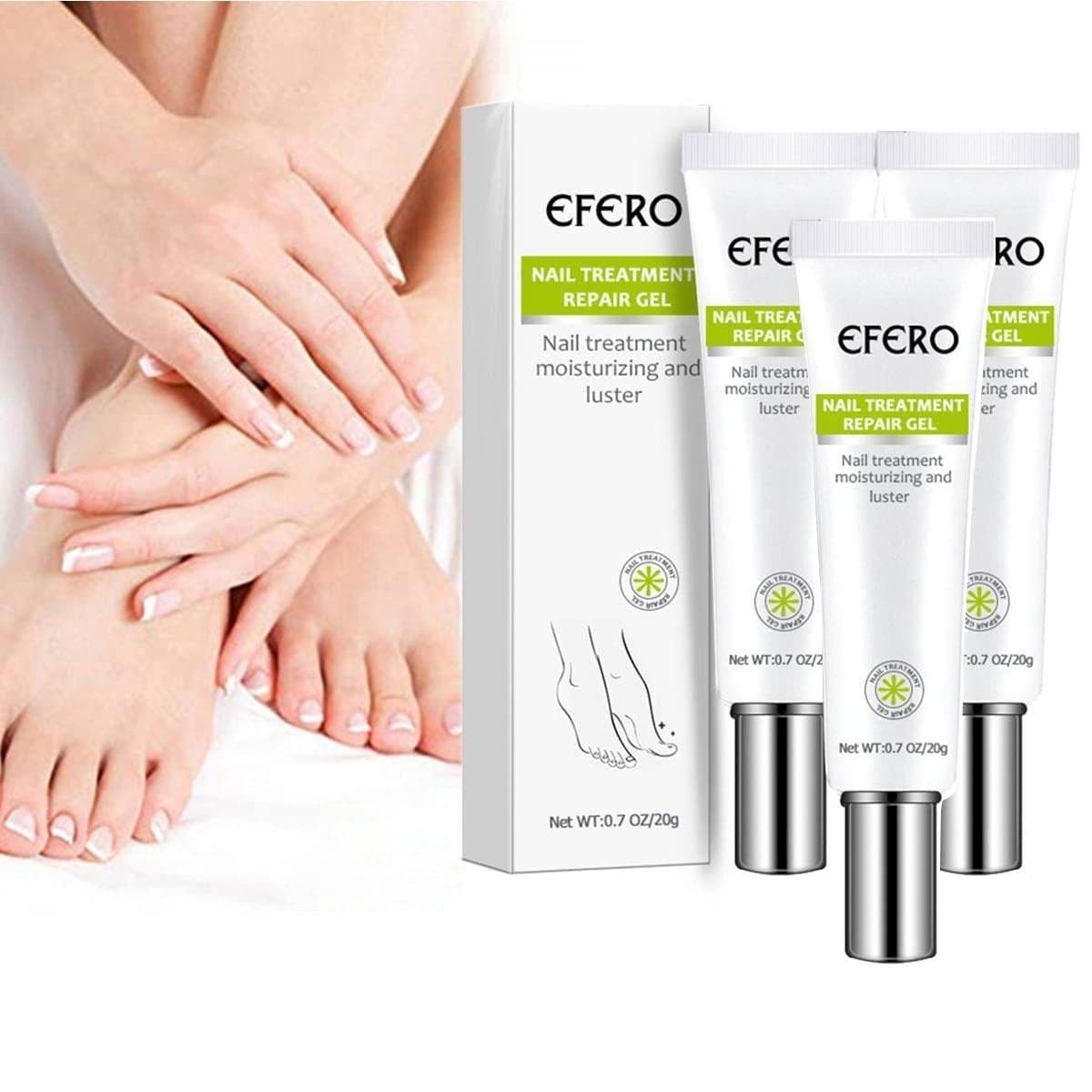 Best Fungal Nail Treatment Serum - Effective Nail Fungus Removal Gel & Care Cream for Onychomycosis - Foot Repair Solution for Toenail Infections - Perfect for Athletes, Swimmers & Daily Foot Care