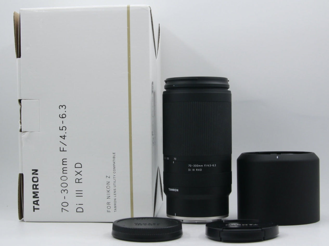 Open Box Excellent Condition Tamron 70-300mm f/4.5-6.3 Di III RXD Lens for Nikon Z Mirrorless Cameras - Perfect for Wildlife, Sports & Travel Photography