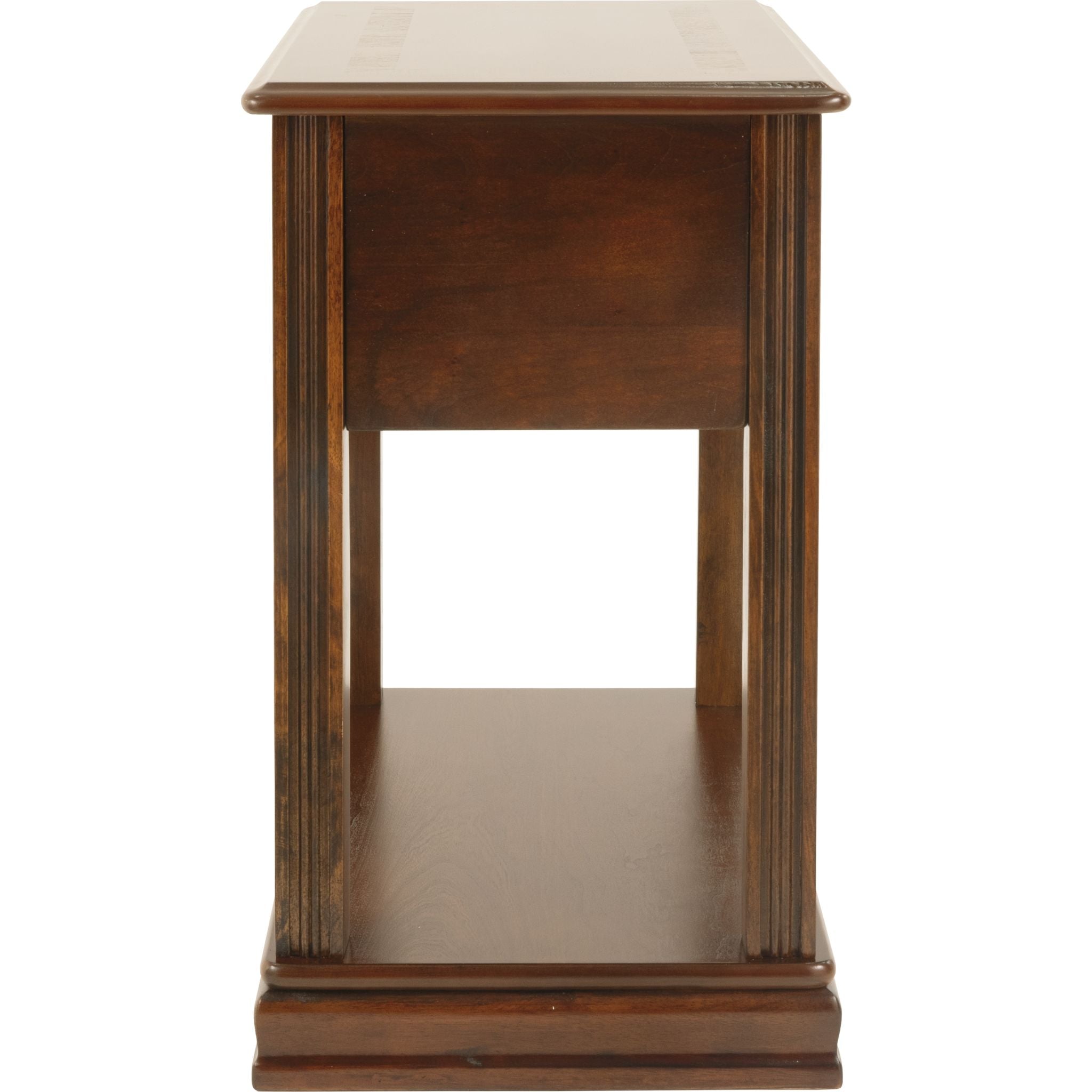 Breegin Brown Wooden End Table - Small Side Table for Living Room, Bedroom, or Office - Perfect for Coffee, Lamps, and Decor