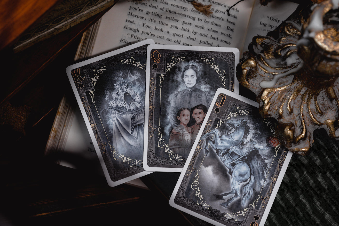 Ghost Stories Playing Cards - Spooky & Fun Card Game for Halloween Parties, Game Nights & Magic Tricks | Premium Quality Deck for Poker, Blackjack & Collectors