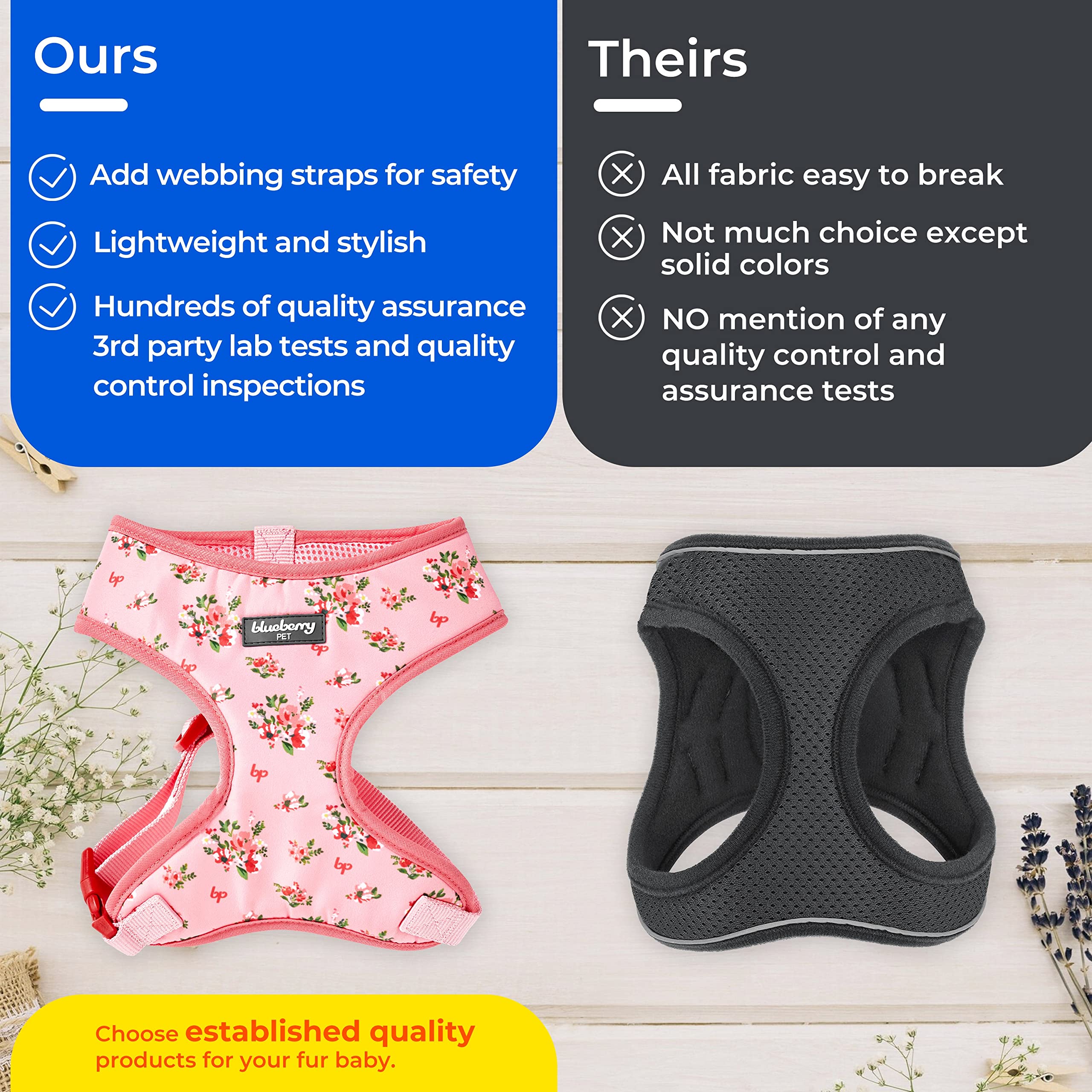 Blueberry Pet Essentials Soft & Comfy Bahamas Vacation Dog Harness Vest - Adjustable X-Small (13