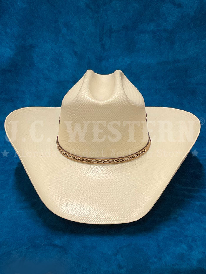 Resistol RSBXTN 304281 BRIXTON George Strait Collection Straw Hat - Natural Cowboy Hat for Men, Western Style Sun Protection for Outdoor, Rodeo, and Country Music Events