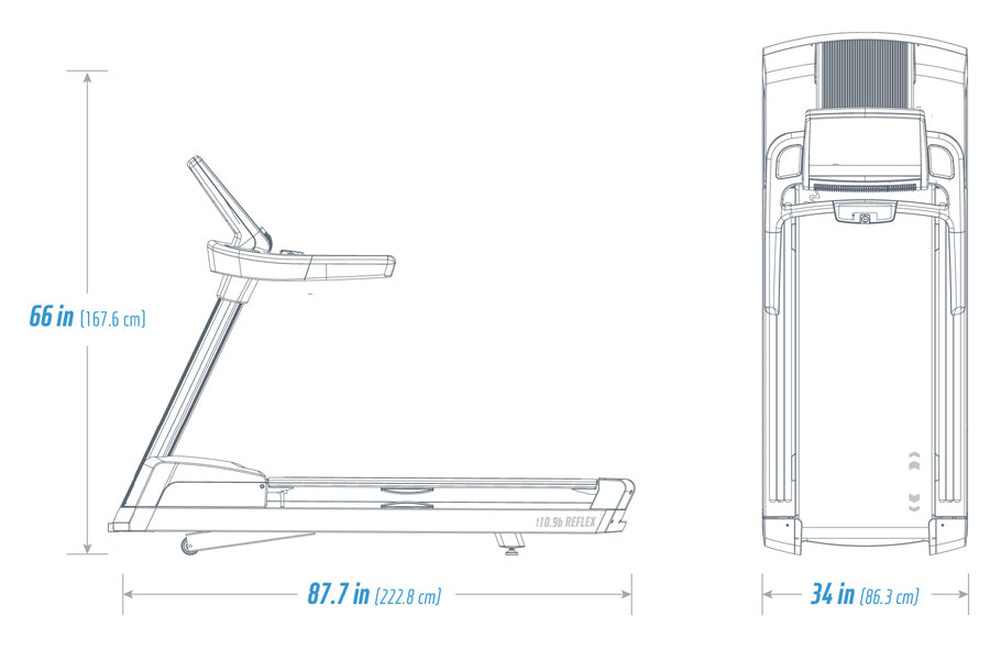Freemotion REFLEX™ T10.9b Treadmill - Premium Home Gym Equipment for Cardio Workouts & Running Training