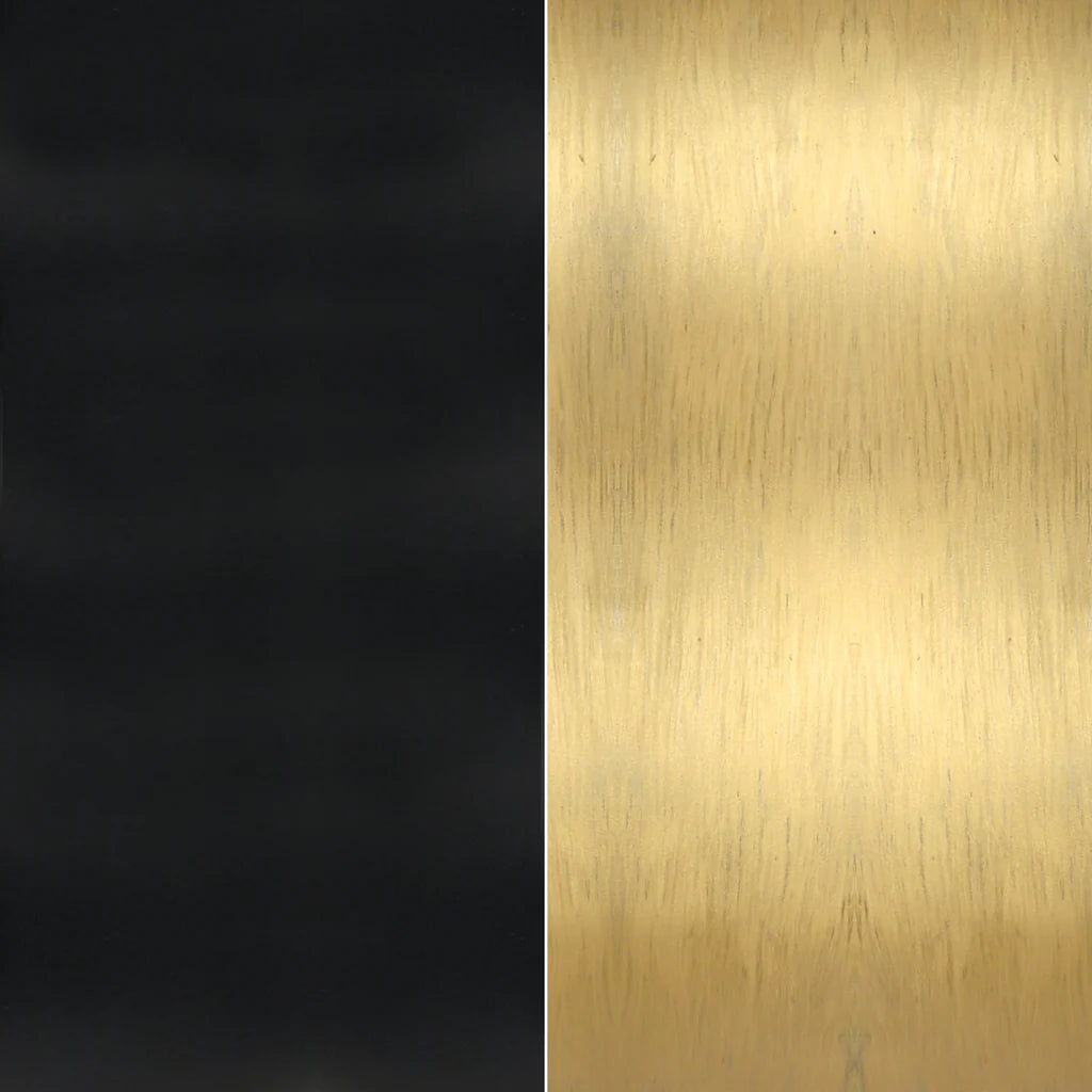 Atlas 3-Light Outdoor Wall Sconce - 16.5x22 Inch Matte Black Stainless Steel & Glass Fixture with Textured Gold Finish - 120V E26 Base for LED Bulbs - Perfect for Patio, Garden, Porch, and Exterior Wall Lighting