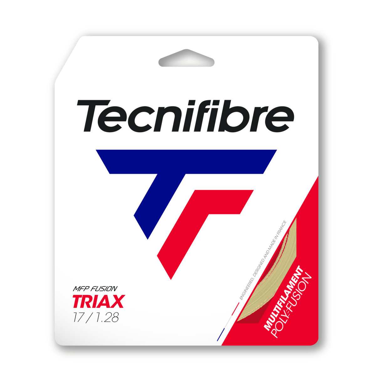 Tecnifibre Triax Tennis String - High Performance Multifilament for Power & Control | Perfect for Competitive Play & Training